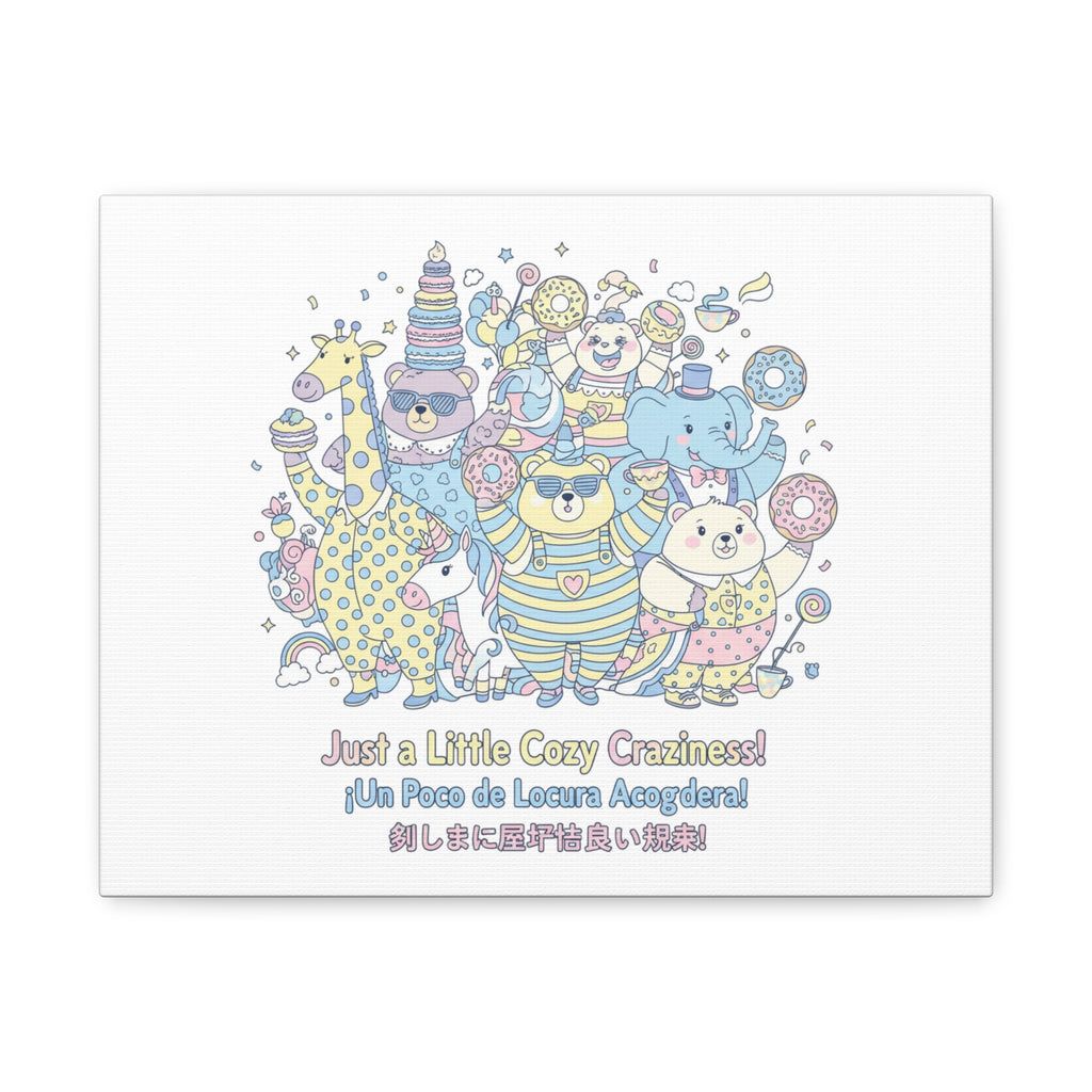 Cozy Craziness Canvas | mildly unhinged cute, whimsical weird