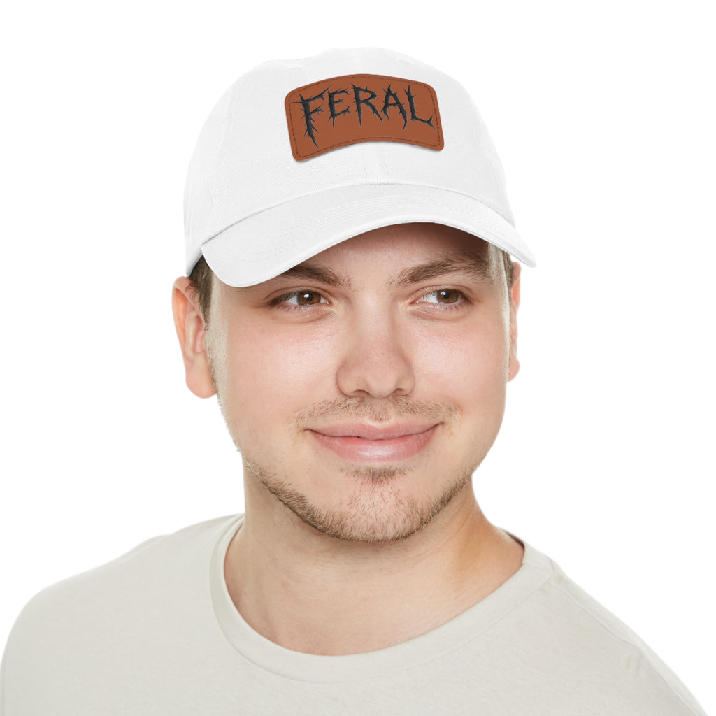 FERAL Embroidered Leather Patch Hat – Trash Cult Supply Co.