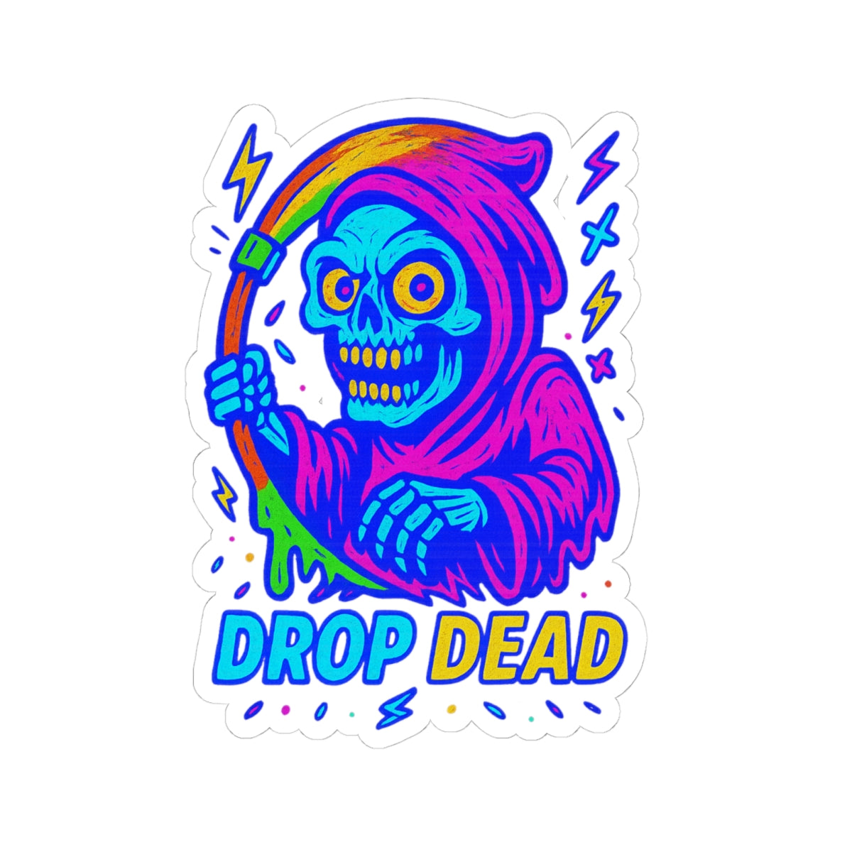 Drop Dead – Limited Edition Kiss Cut Sticker | Illuminasty Drop