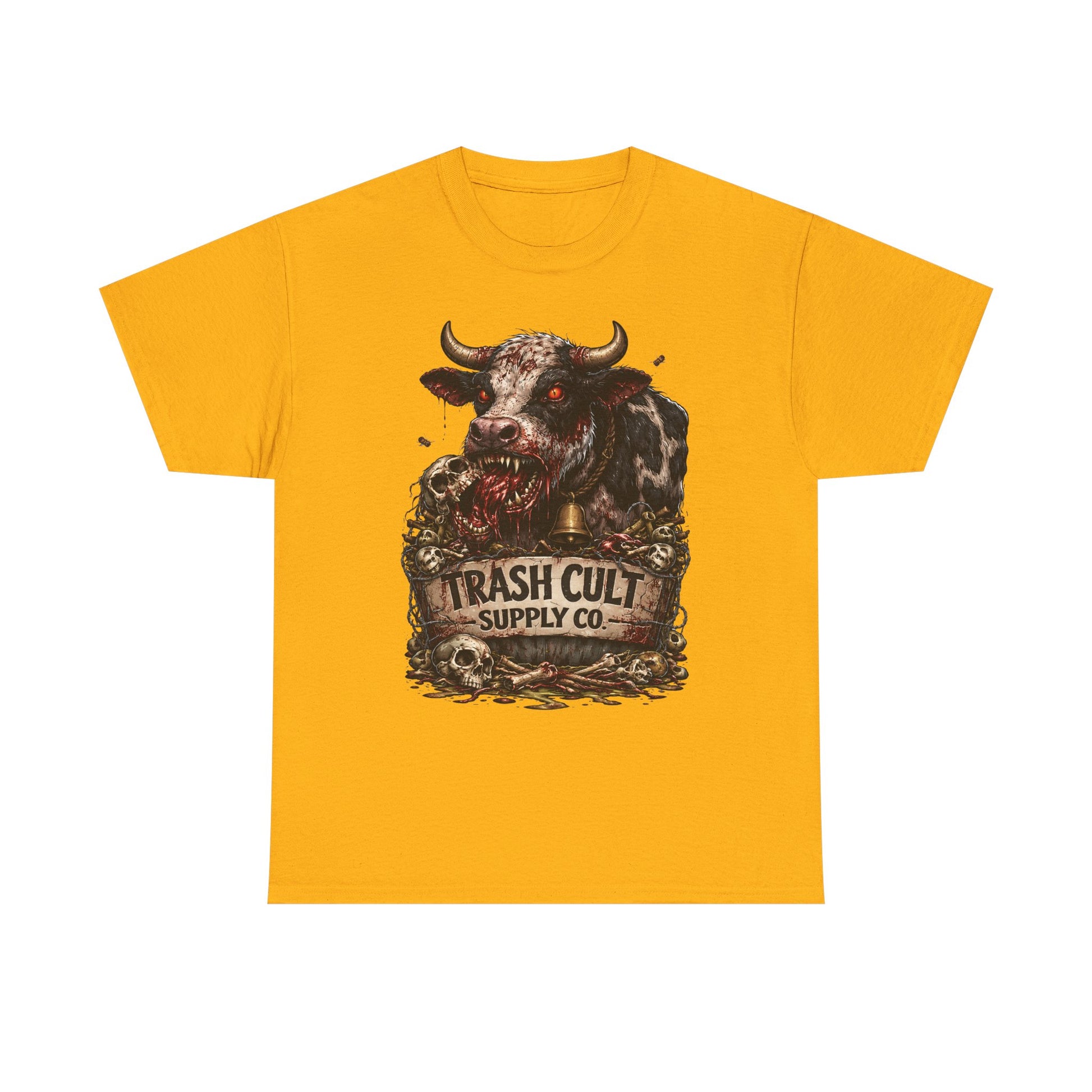 Trash Cult Supply Co. Cow Skull Tee