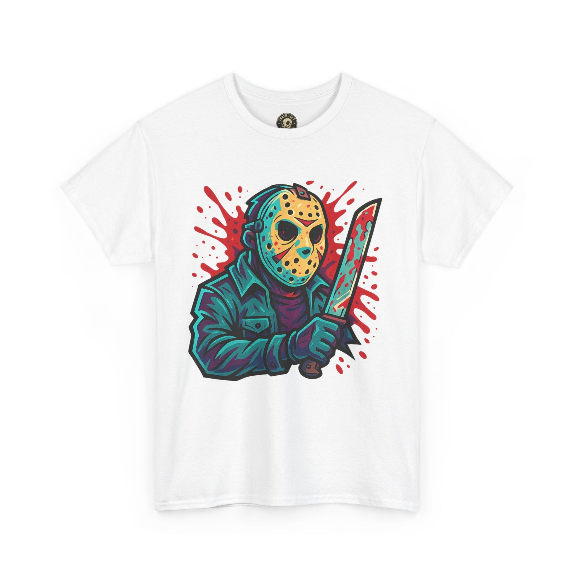 Jason Voorhees Graffiti Shirt – New School Horror Art on Gildan 5000