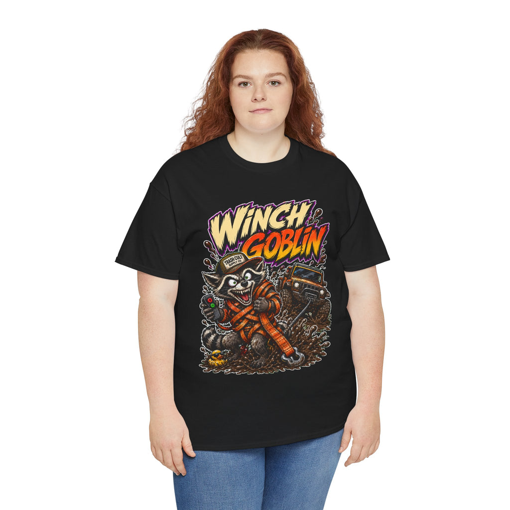 Winch Goblin Tee — Vintage Tow Truck Mechanic Graphic Shirt