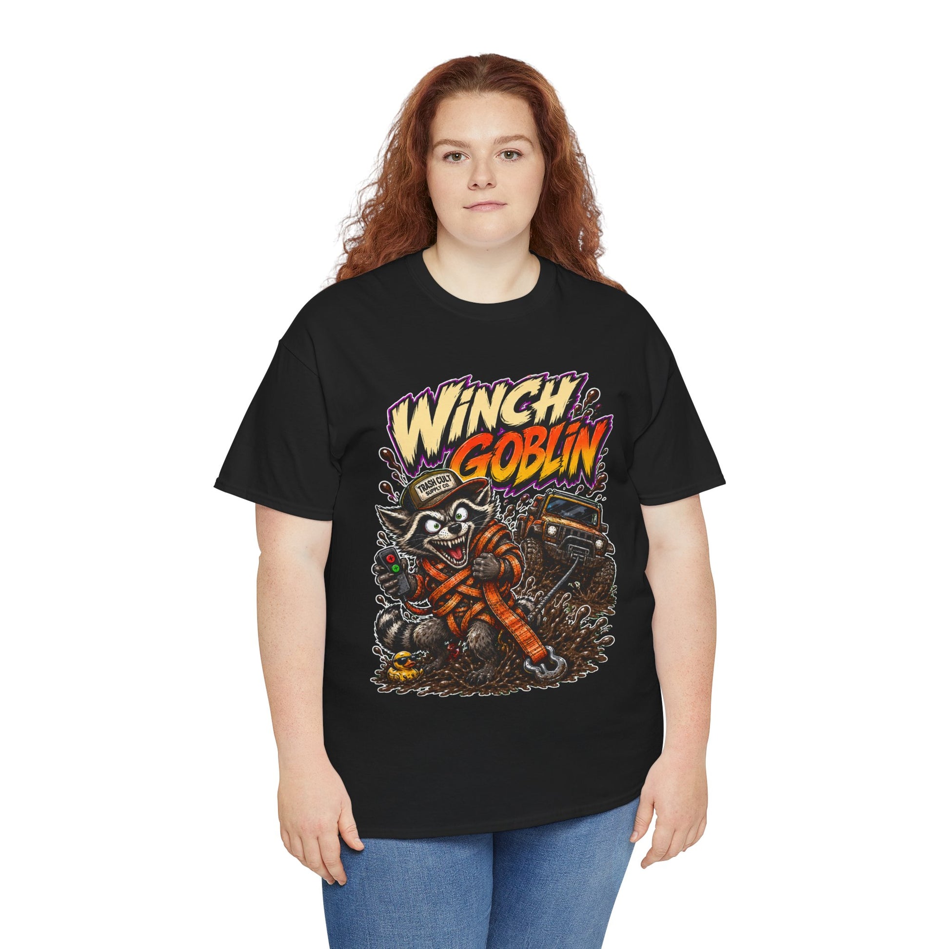 Winch Goblin Tee — Vintage Tow Truck Mechanic Graphic Shirt