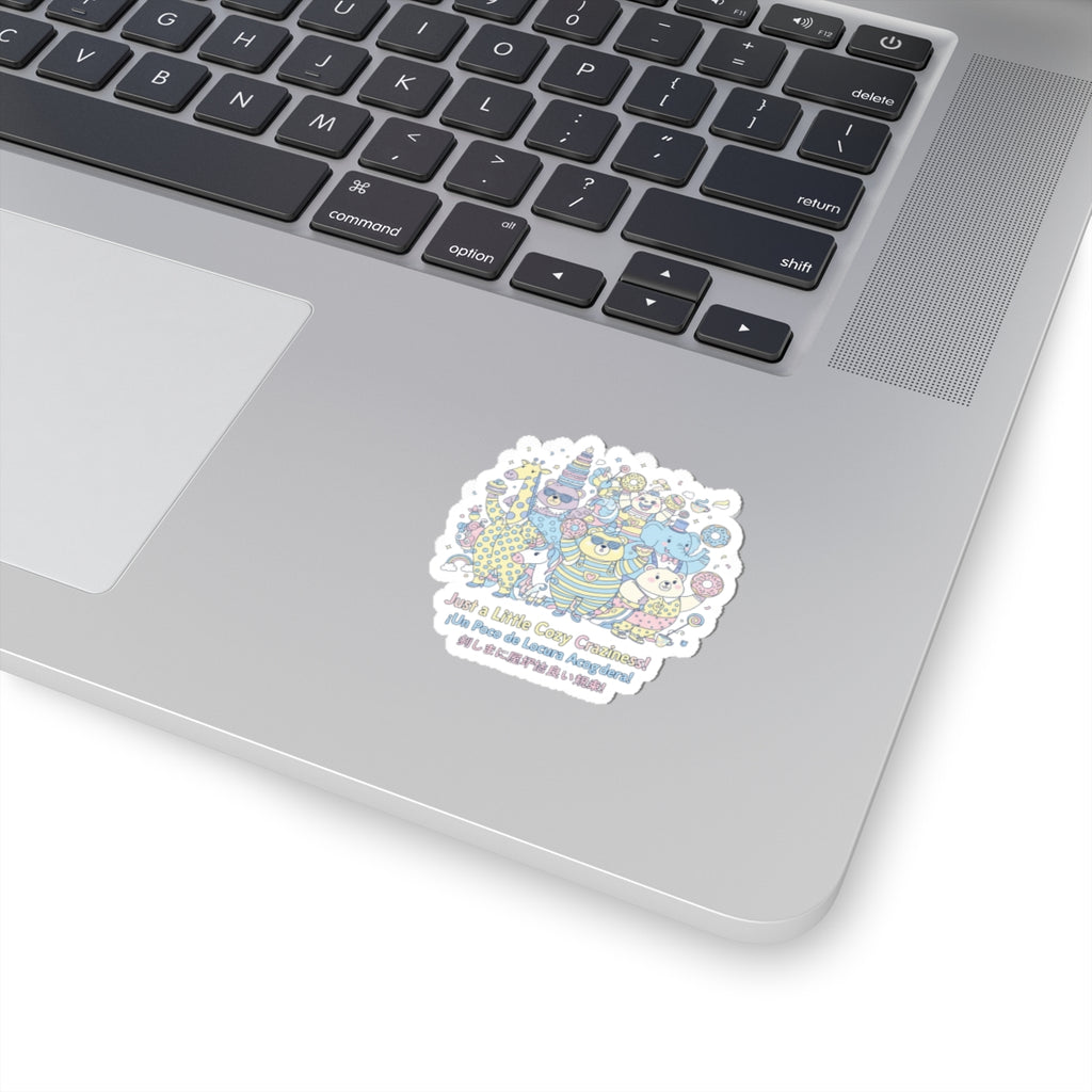 Cozy Cute Chaos Kiss-Cut Stickers | mildly unhinged, tiny monster humor