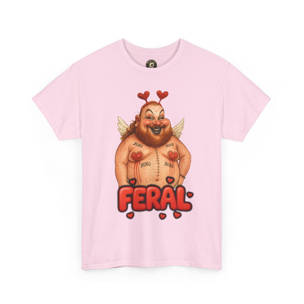 Feral Cupid Macabre Valentine Shirt | Fun Graphic Shirt, Quirky Gift, Casual Wear, Valentine's Apparel, Trendy Statement Top