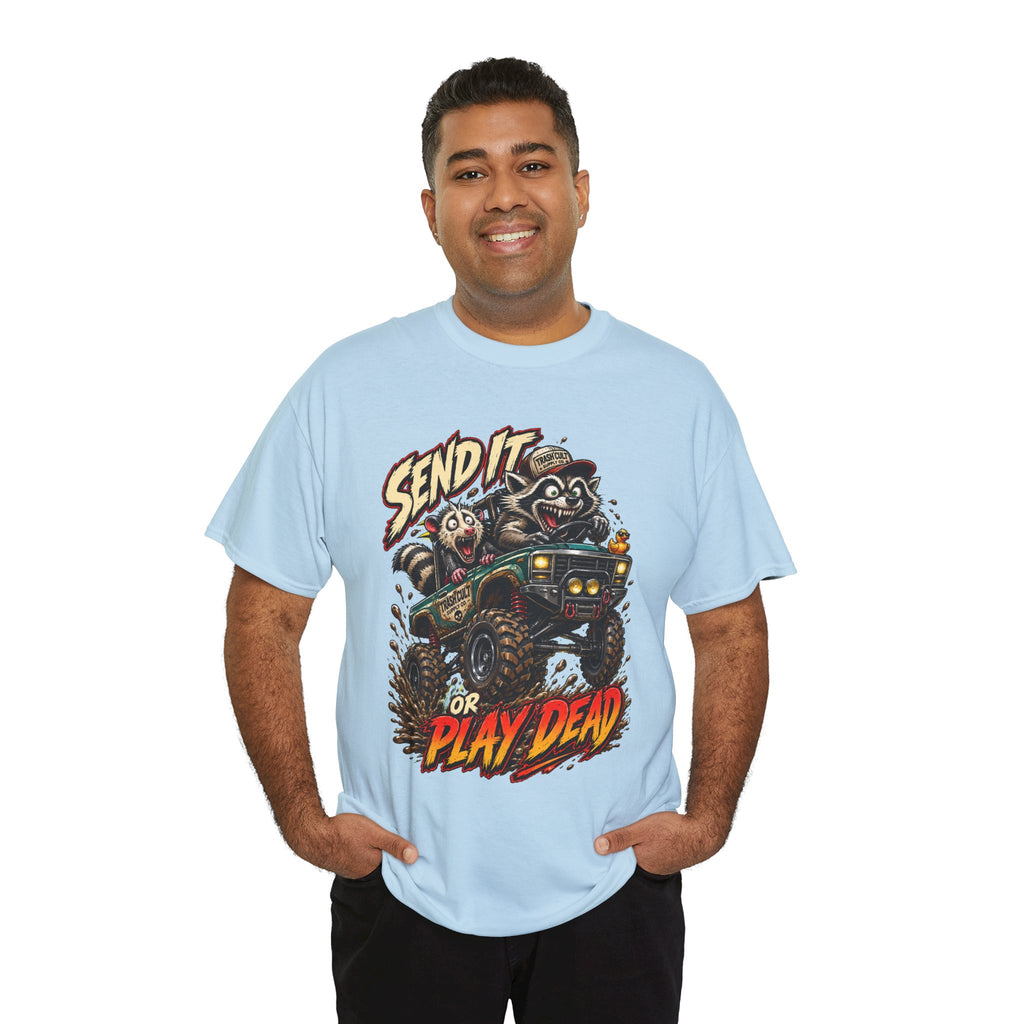 T-Shirt — 'Send It or Play Dead' Off‑Road Truck Graphic Tee