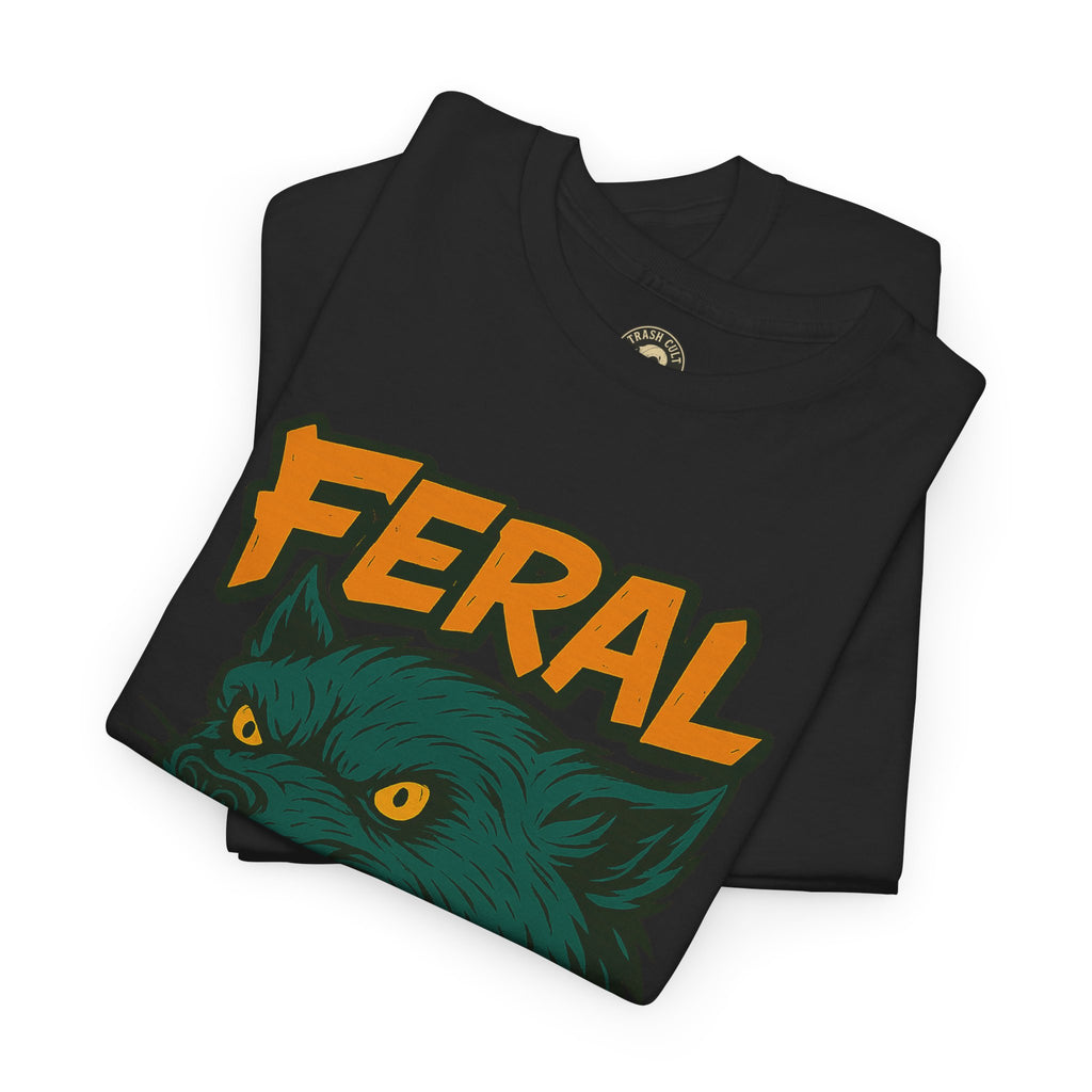 FERAL Wolverine Shirt – Trash Cult Graffiti Tee (Gildan 5000)