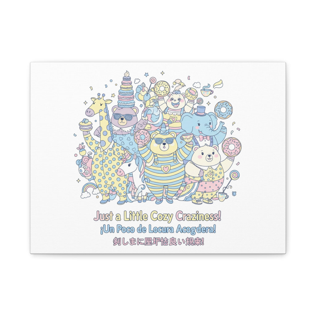 Cozy Craziness Canvas | mildly unhinged cute, whimsical weird