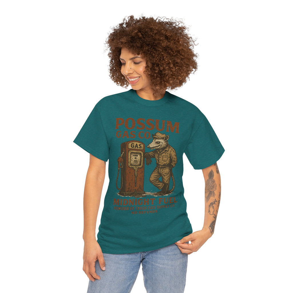 Possum Gas Co. Vintage Feral Mechanic Shirt – Trash Cult Supply Co. – Gildan 5000