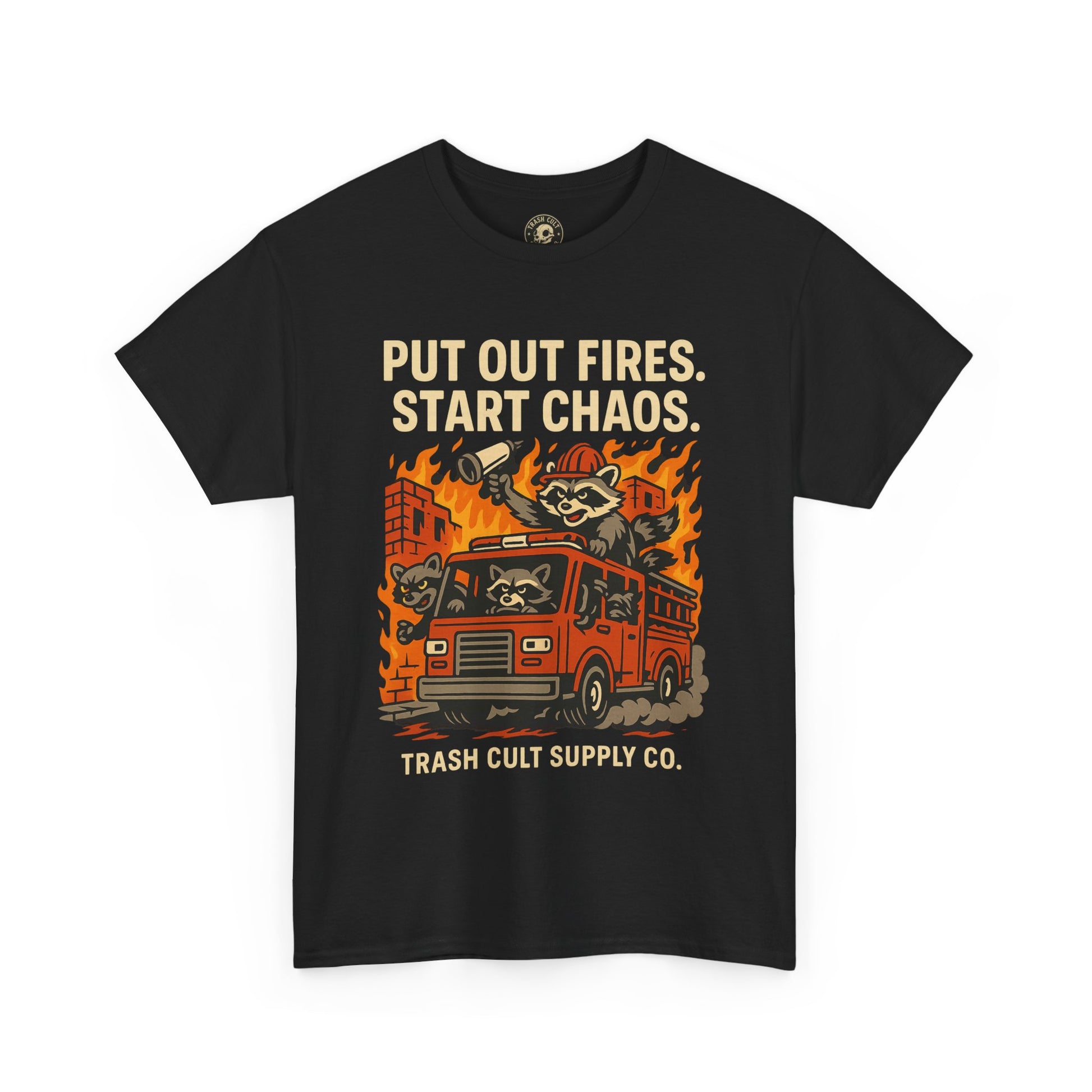 Put Out Fires Start Chaos Unisex Heavy Cotton Tee | Funny Firefighter Shirt | Casual Wear | Gift for Firefighter Lovers, Firefighter [...]