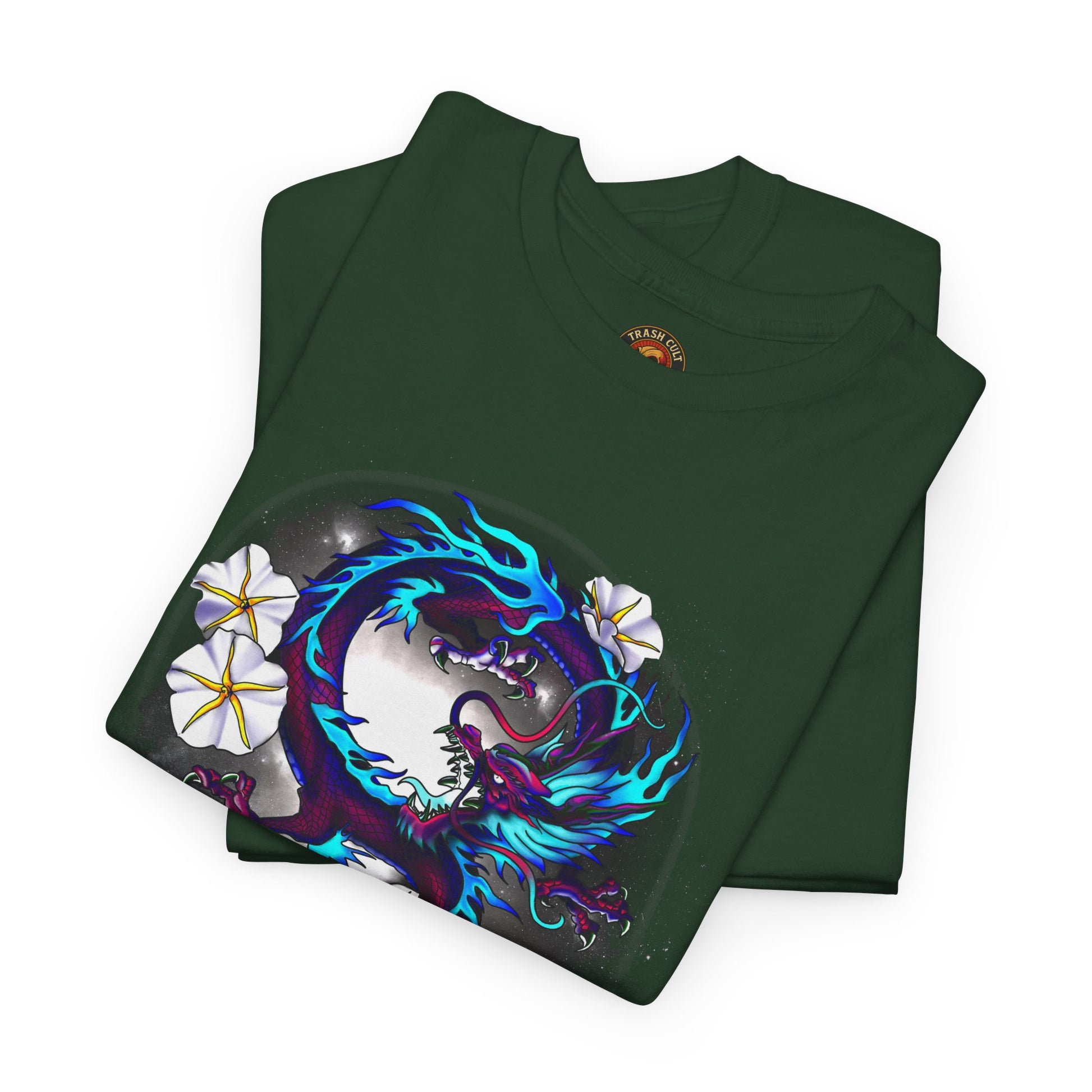 Electric Dragon Tattoo T-Shirt – Lara Davenport x Trash Cult Supply Co. Collab (Gildan 5000)
