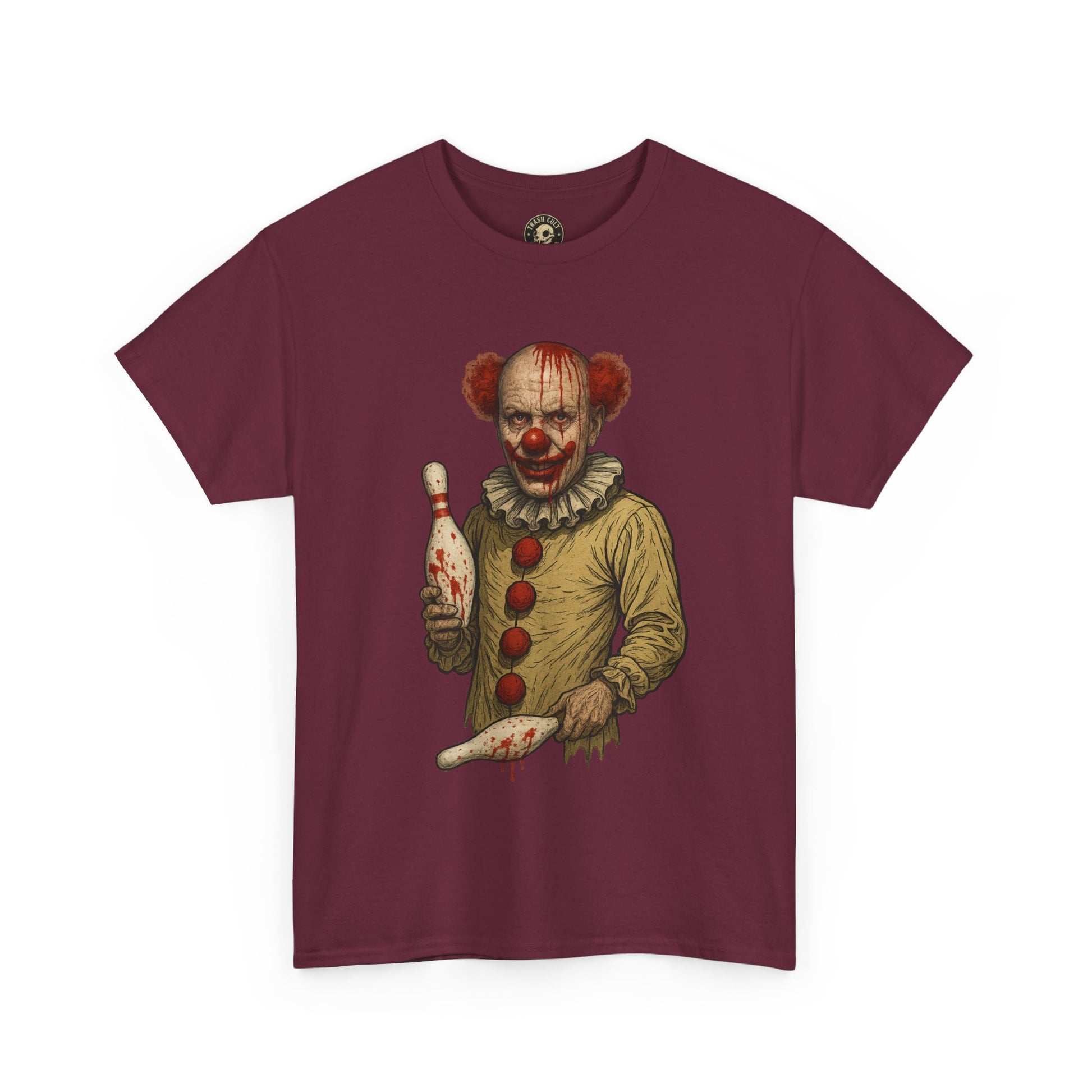 Spooky Clown Unisex Tee | Horror Fan Shirt, Halloween Costume, Graphic Tee, Horror Movie Merchandise, Unique Gift