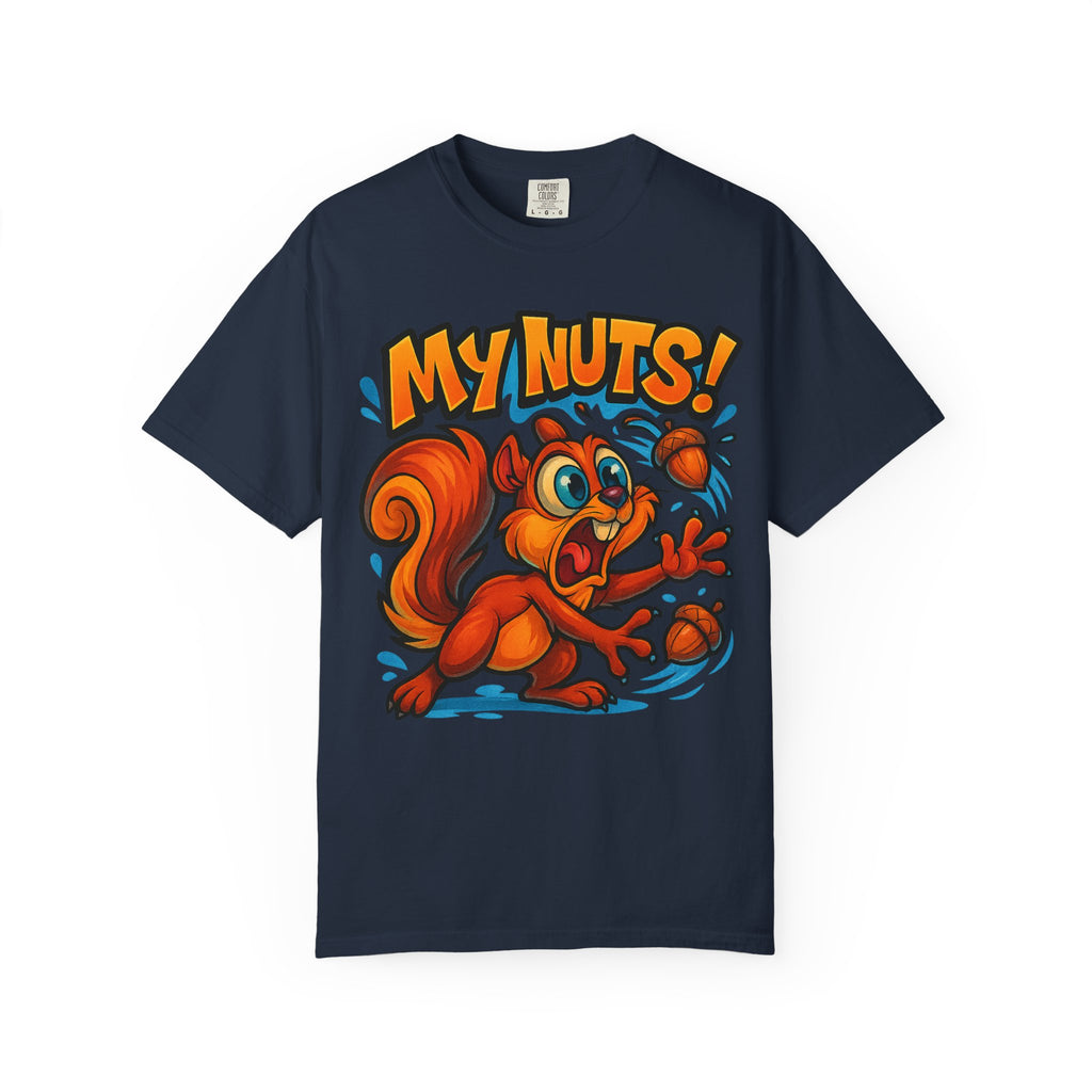 My Nuts! Squirrel Shirt – Funny New School Tattoo Style Tee | Gildan 5000