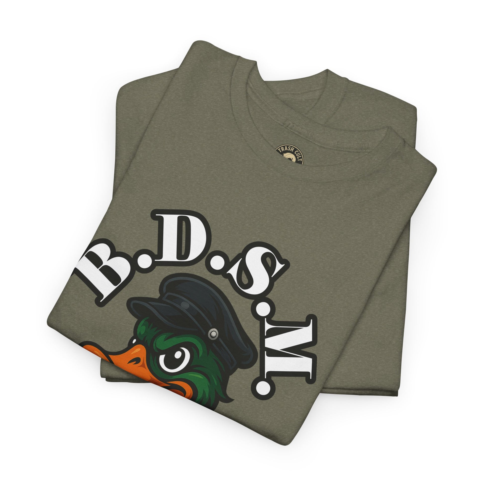 BDSM Mallard Duck Biker Shirt – Funny Biker Duck Tee on Gildan 5000