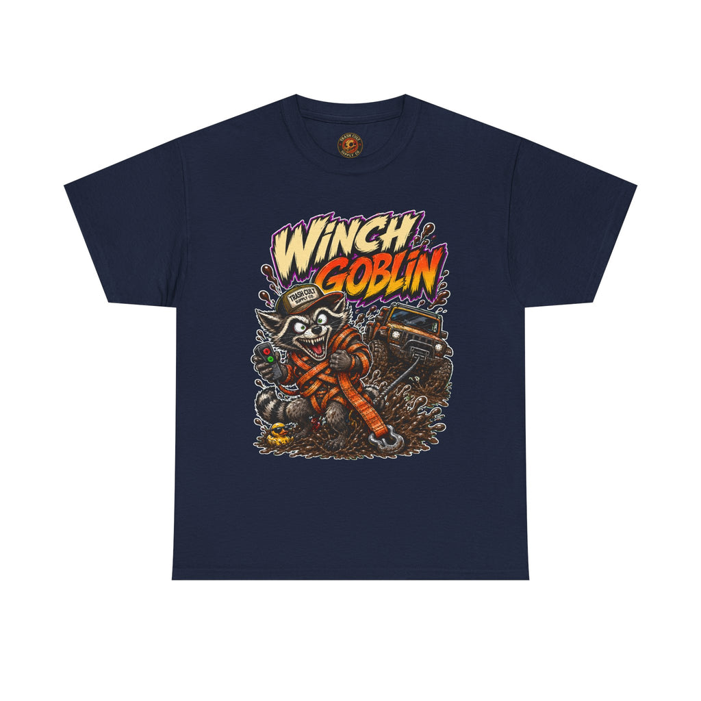 Winch Goblin Tee — Vintage Tow Truck Mechanic Graphic Shirt