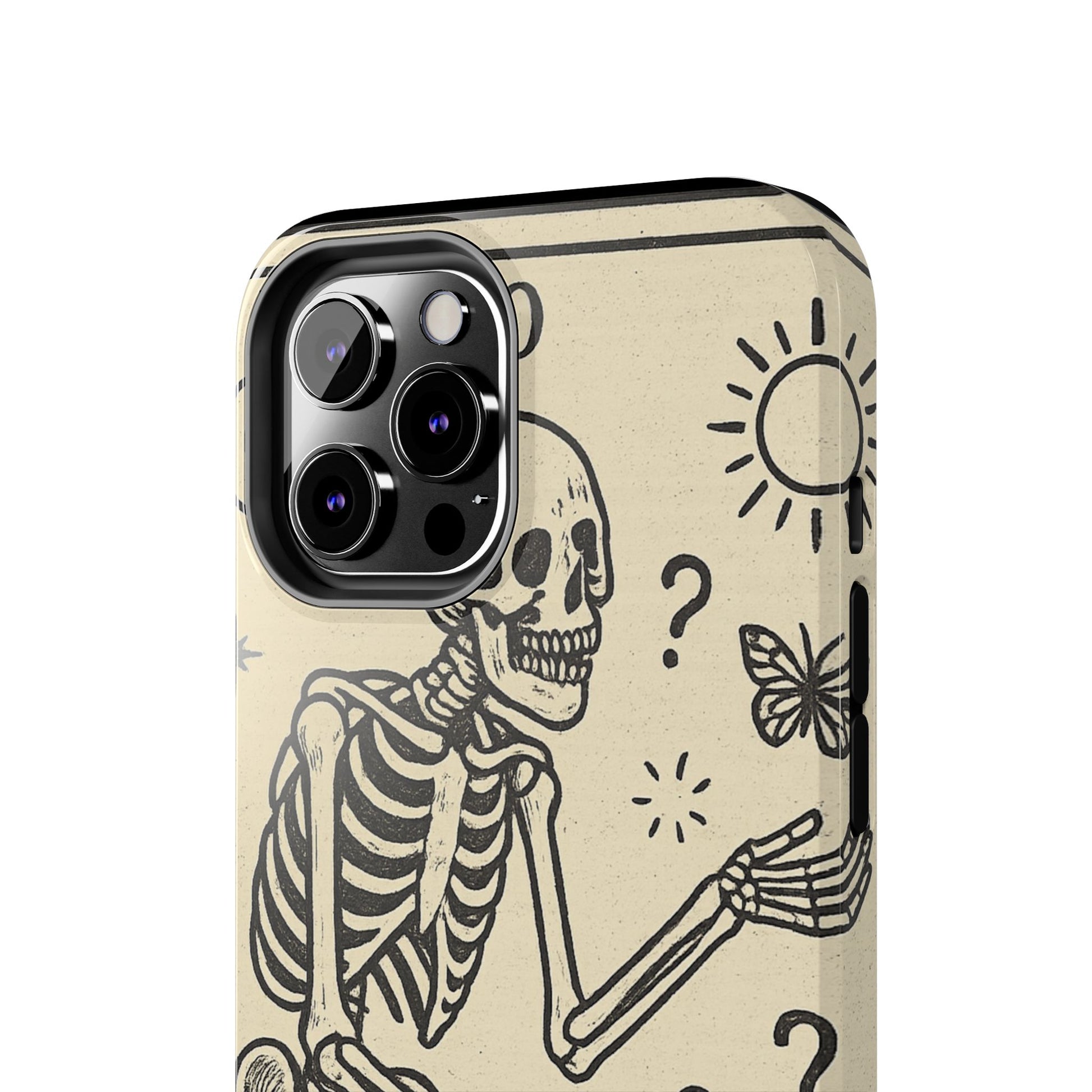 Skeleton ADHD Phone Cases, Unique Phone Cover, Funny ADHD Gift, Quirky Skeleton Design, Cool Accessories for Everyone