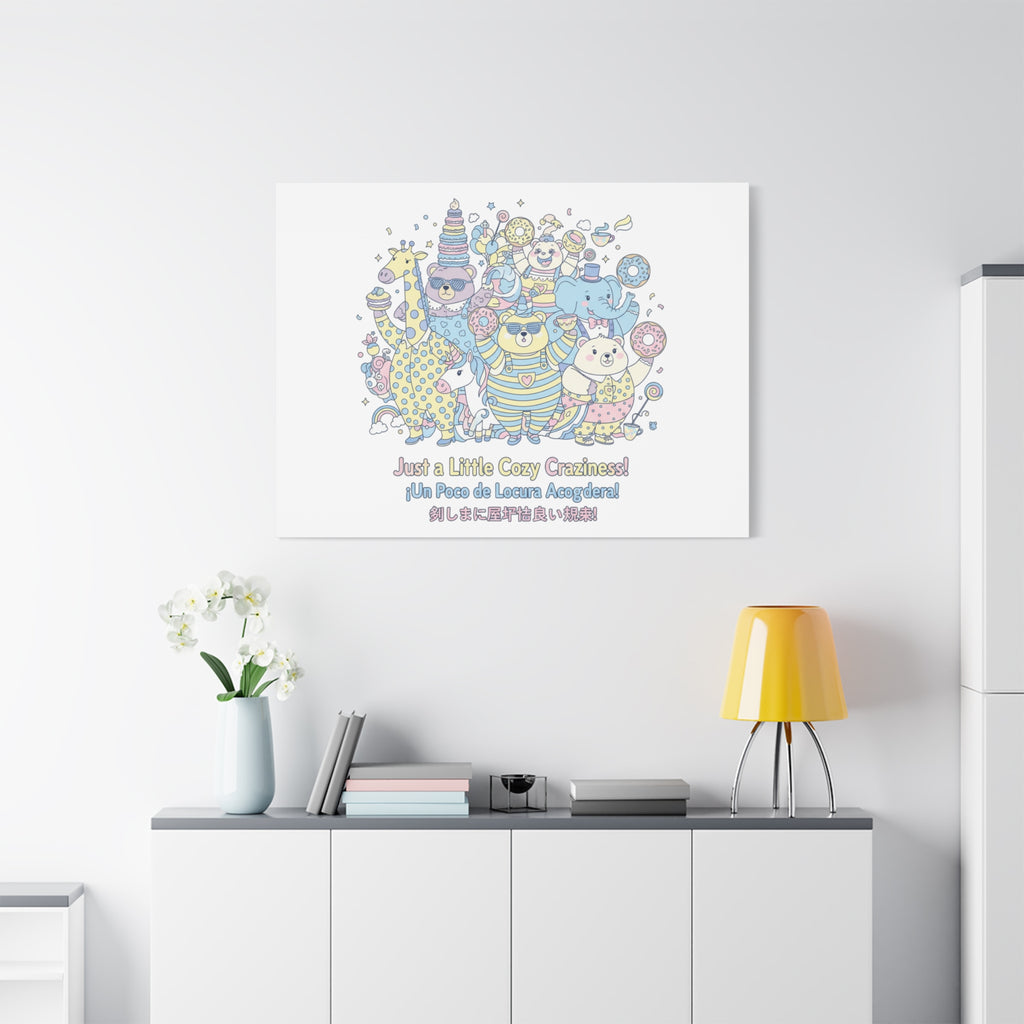 Cozy Craziness Canvas | mildly unhinged cute, whimsical weird