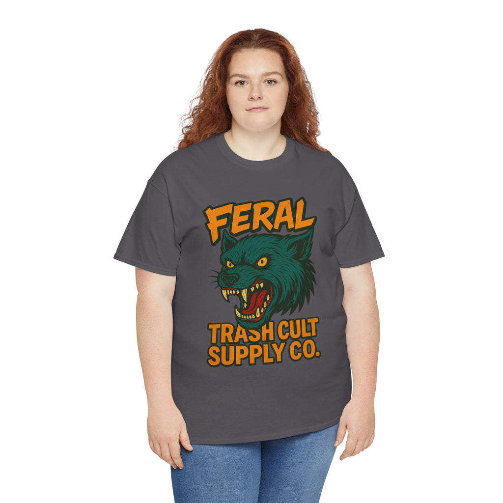 FERAL Wolverine Shirt – Trash Cult Graffiti Tee (Gildan 5000)