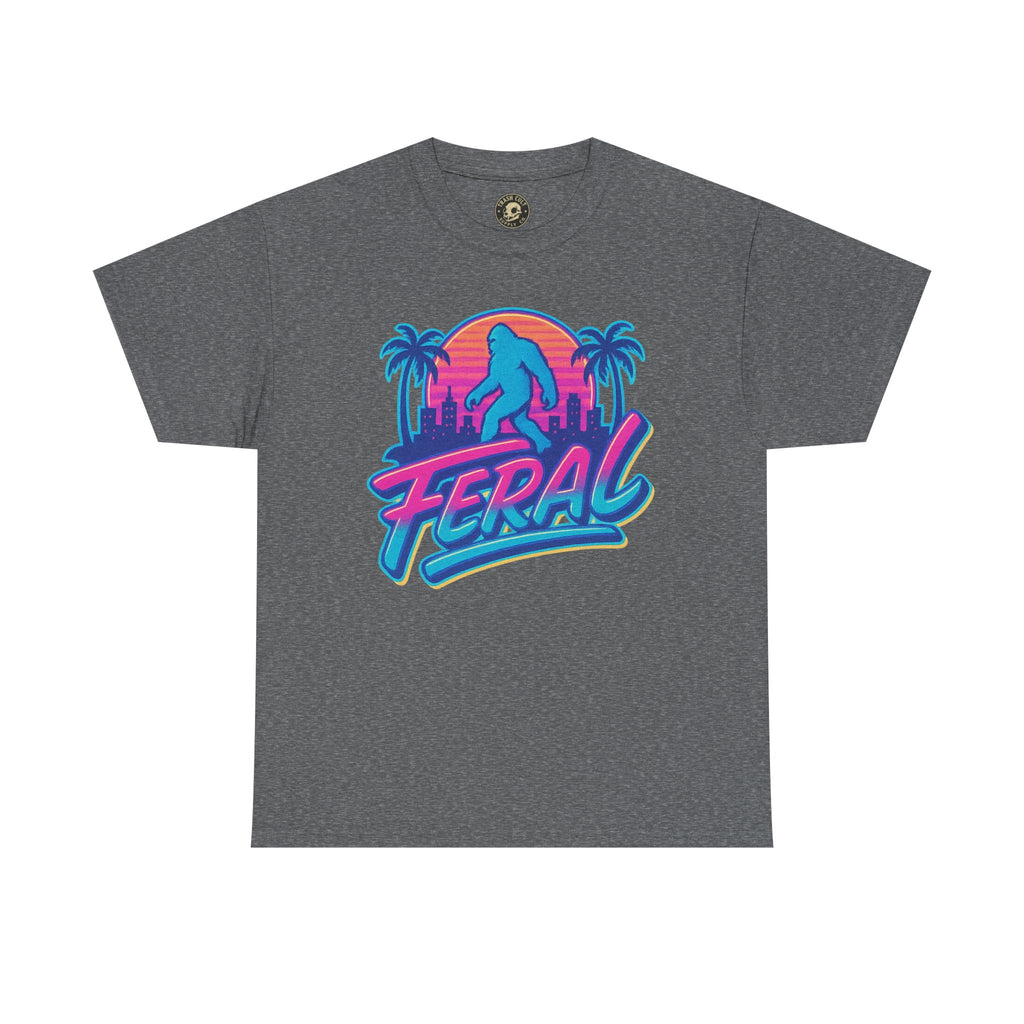 Retro Feral Bigfoot Tee – Tropical Chaos Meets Cryptid Cool