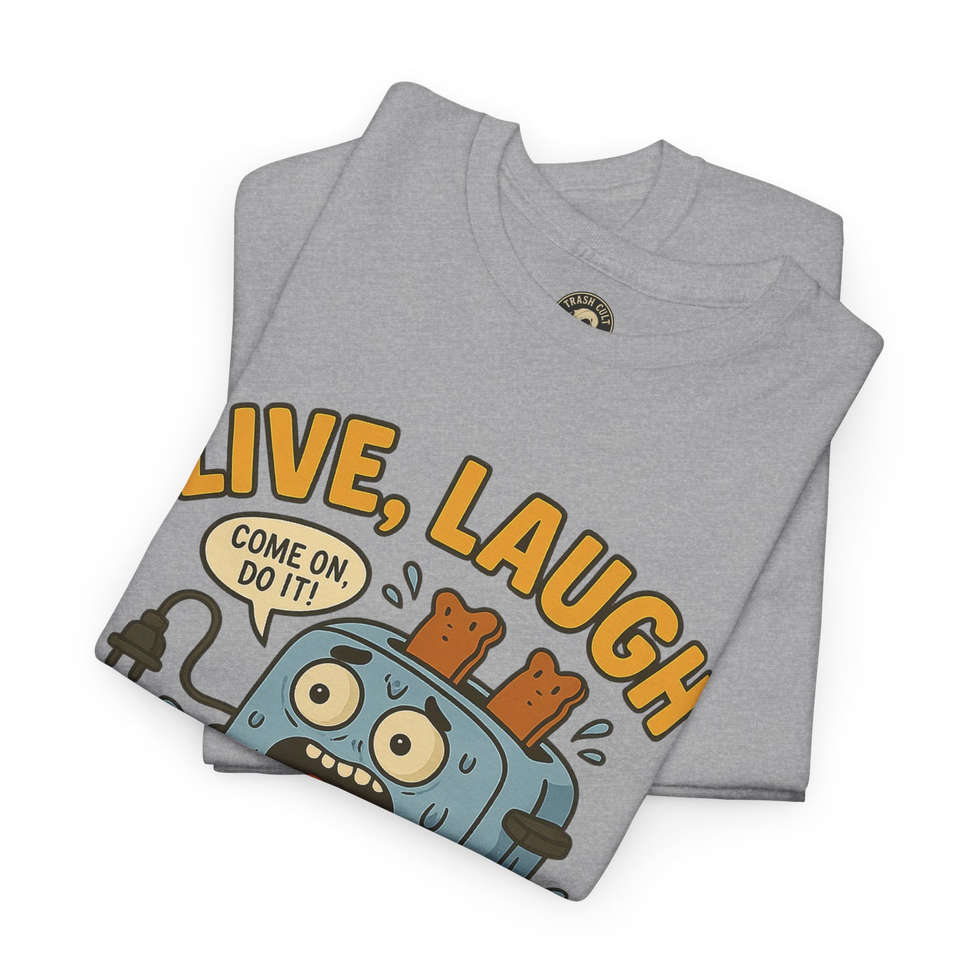 Funny Toaster Bath Tee, Humorous Unisex Shirt, Gift for Friends, Lightweight Cotton Tee, Birthday Party Outfit