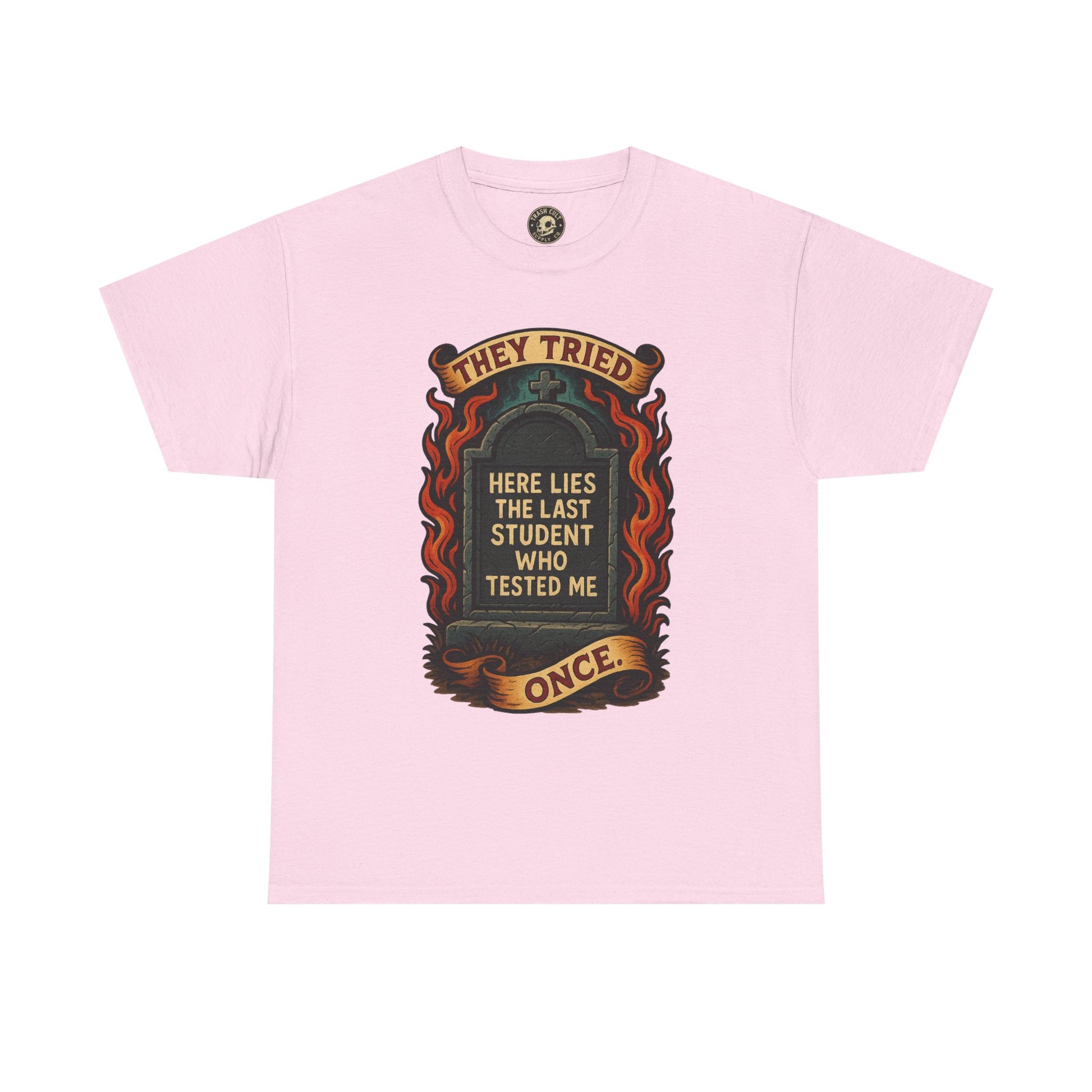 Funny Student Tribute Tee, Unisex Graphic Shirt, Back to School Apparel, Graduation Gift, Teacher Humor Clothing
