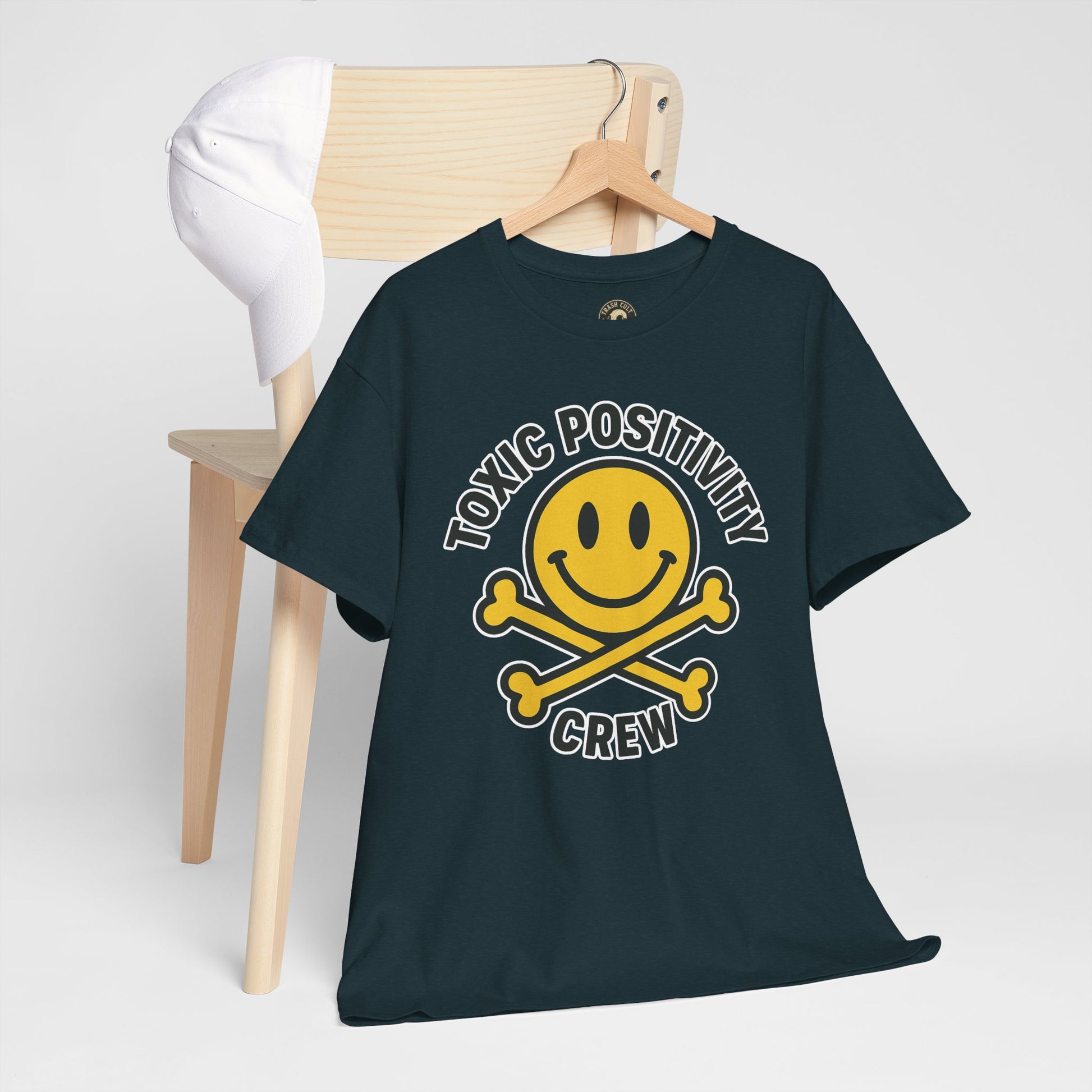 Toxic Positivity Tee | Fun Graphic Shirt for Casual Wear, Gifts, Festivals, Anti-Toxic Vibes, Everyday Style, Unisex T-Shirt