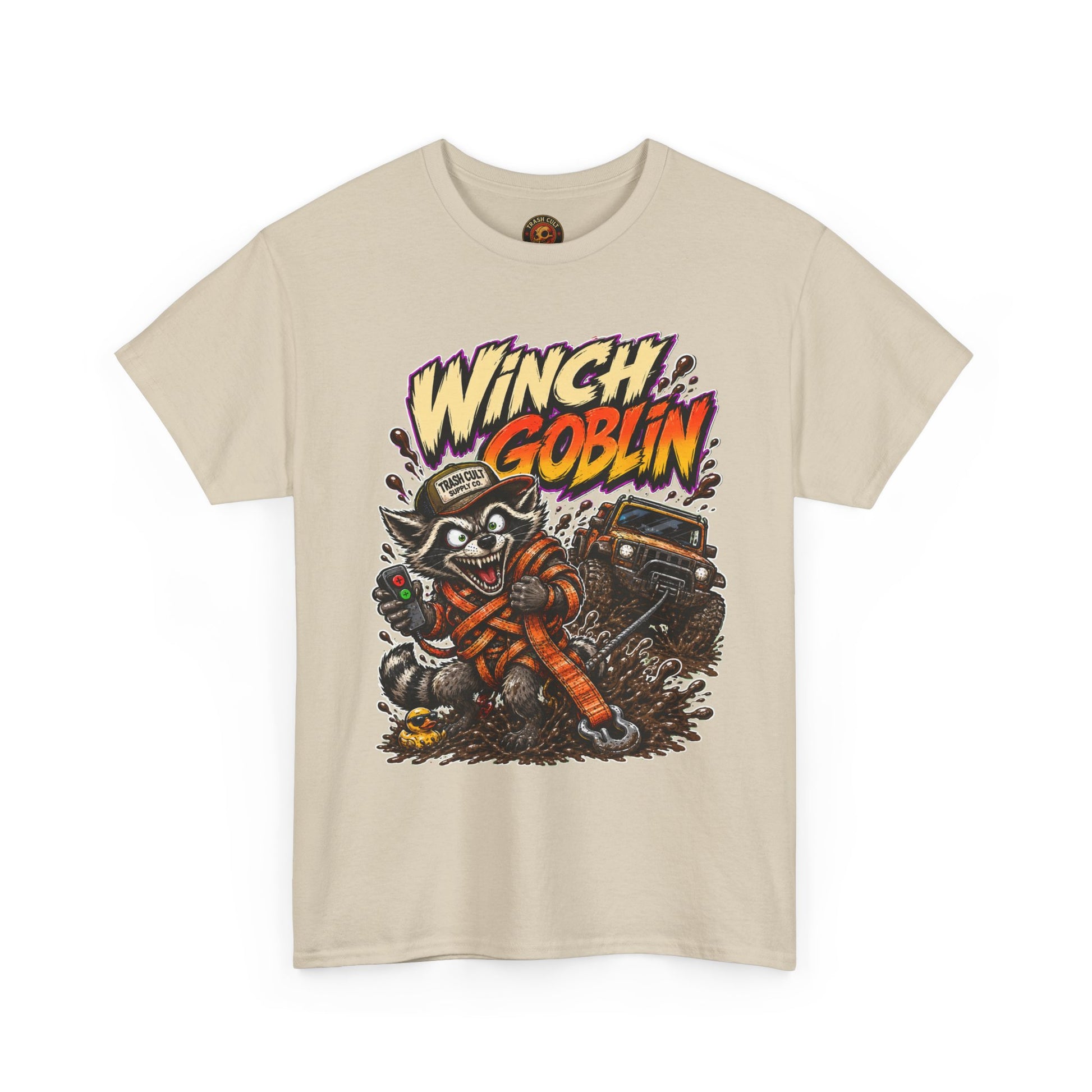 Winch Goblin Tee — Vintage Tow Truck Mechanic Graphic Shirt