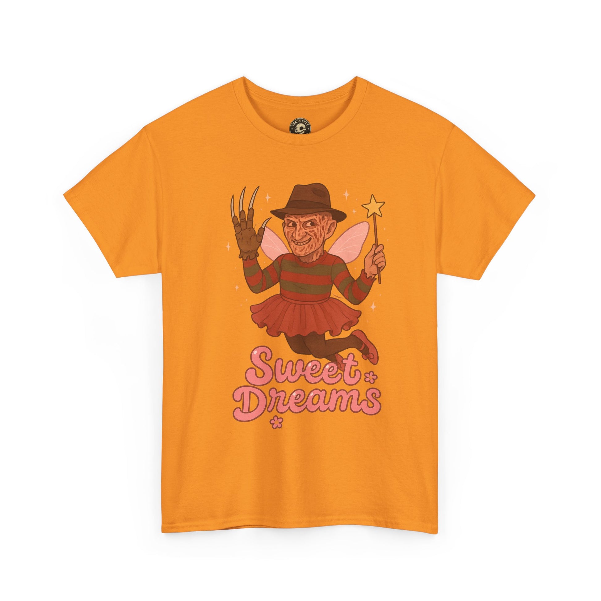 Freddy Krueger Fairy “Sweet Dreams” Funny Horror Parody T-Shirt – Gildan 5000