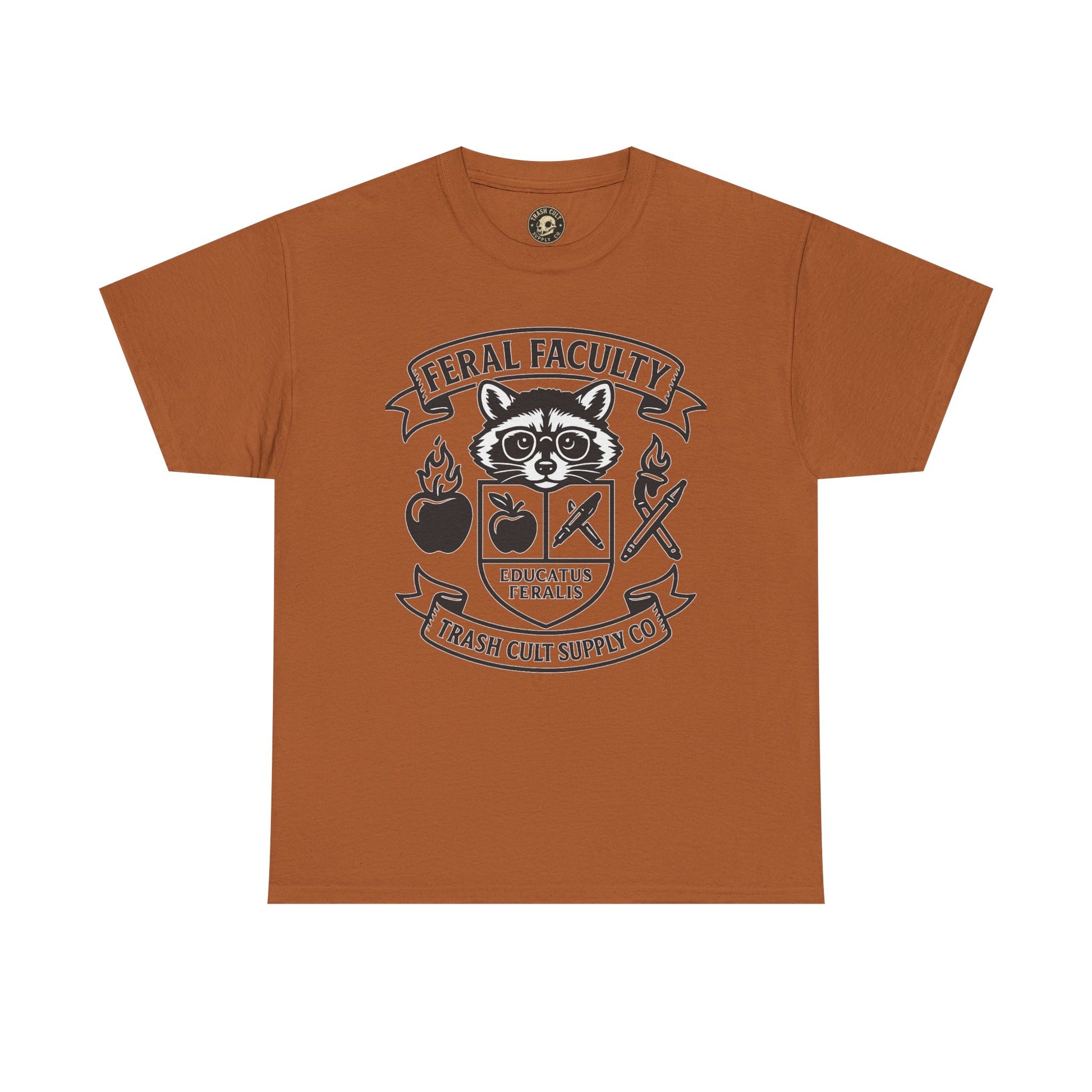 Feral Faculty Tee, Fun Teacher Shirt, Animal Lover Gift, Cool Graphic Tee, Casual Everyday Wear, Unisex Cotton T-Shirt