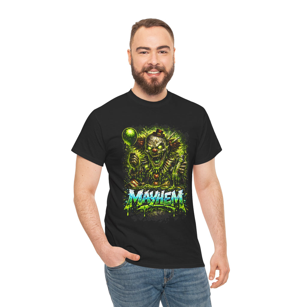 Horror Clown "Mayhem" Graphic Tee