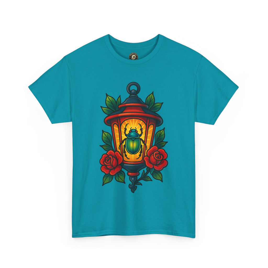 Vintage Lantern Beetle Unisex Heavy Cotton Tee - Eccentric Nature Lover Gift, 90s Aesthetic T-Shirt, Botanical Art Apparel, Summer [...]