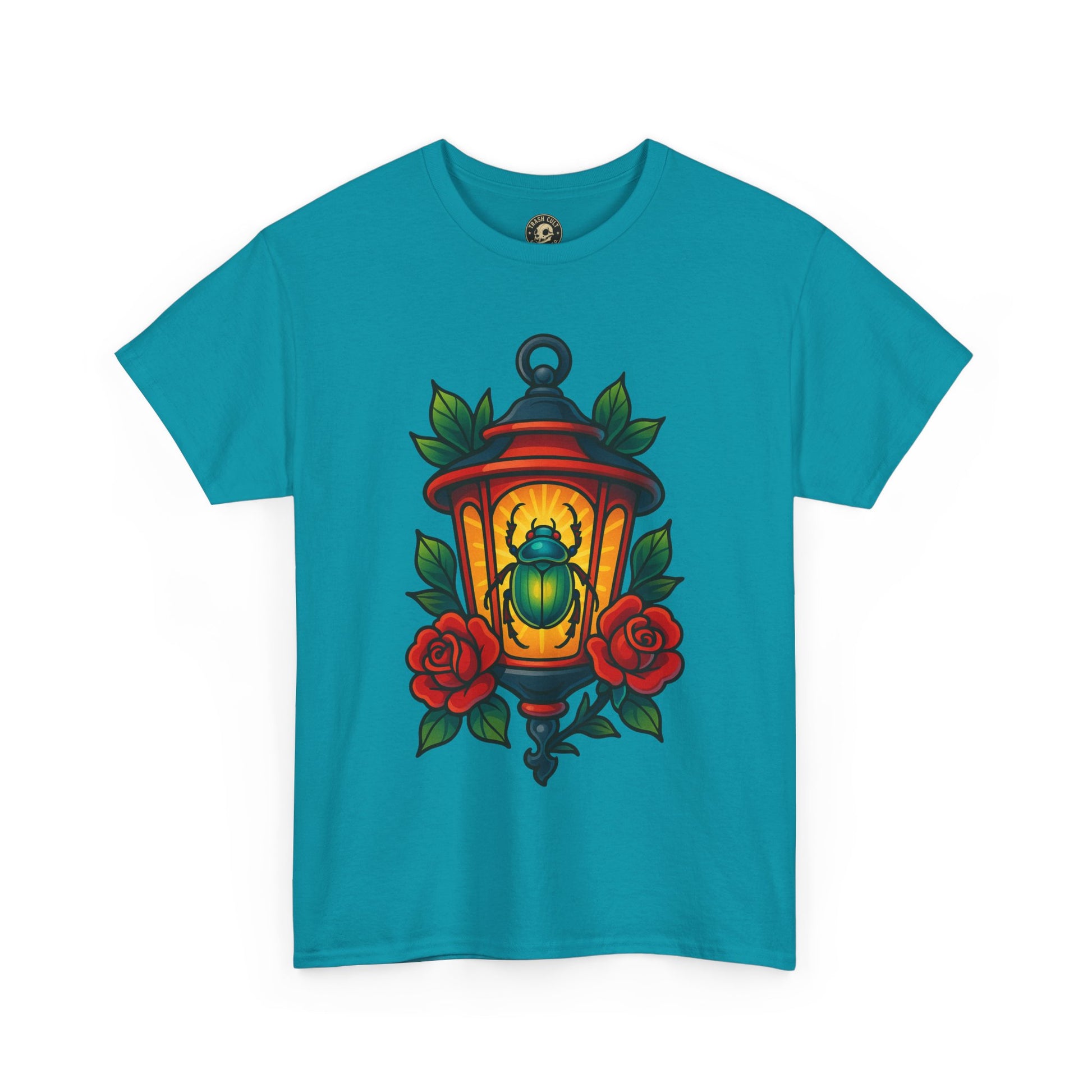 Vintage Lantern Beetle Unisex Heavy Cotton Tee - Eccentric Nature Lover Gift, 90s Aesthetic T-Shirt, Botanical Art Apparel, Summer [...]