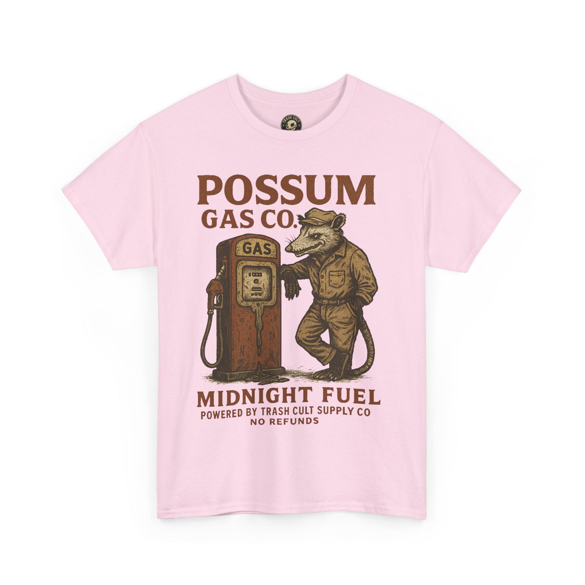 Possum Gas Co. Vintage Feral Mechanic Shirt – Trash Cult Supply Co. – Gildan 5000