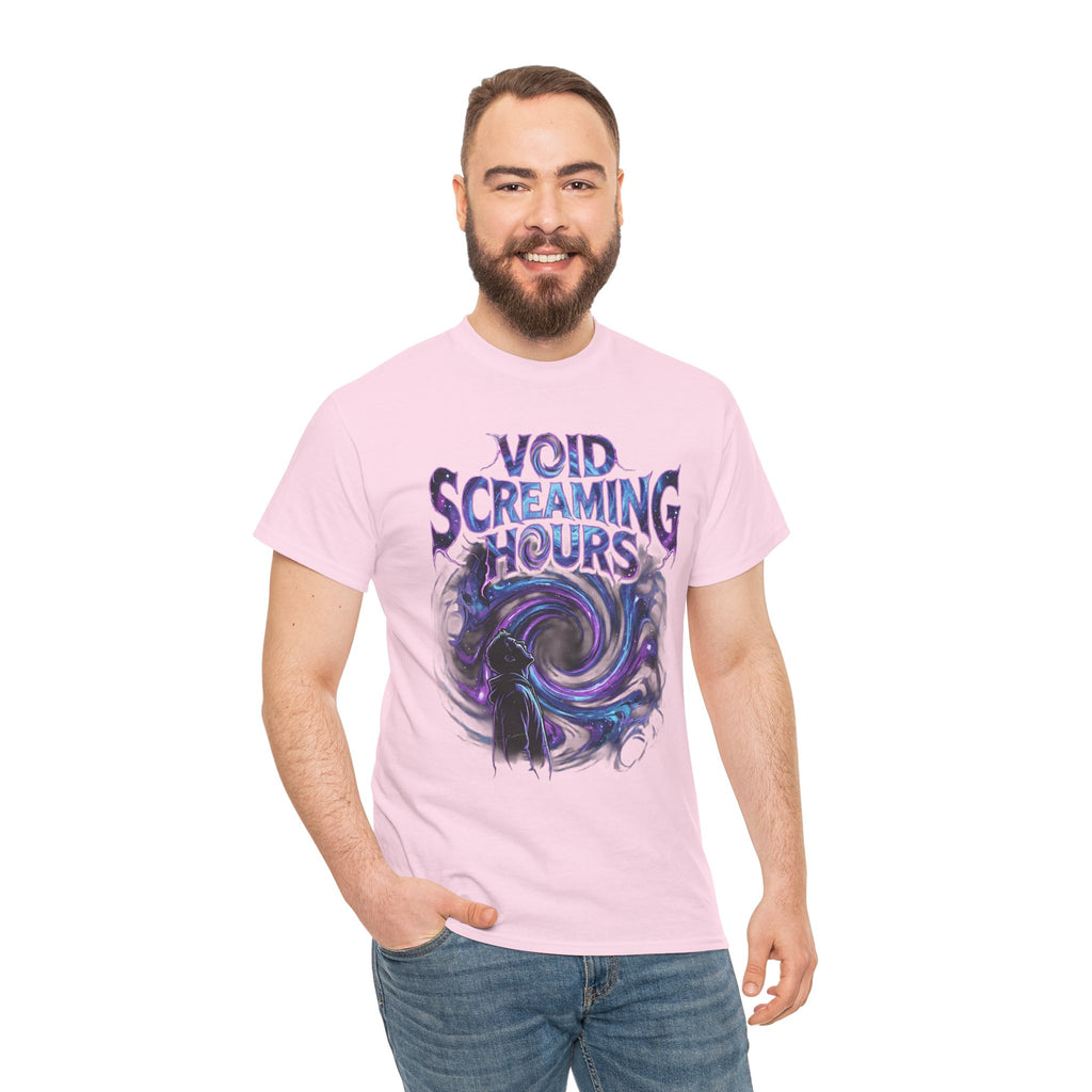 Void Screaming Hours Tee — Gothic Cosmic Horror T‑Shirt