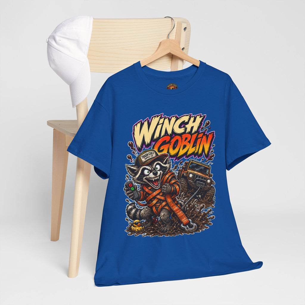 Winch Goblin Tee — Vintage Tow Truck Mechanic Graphic Shirt