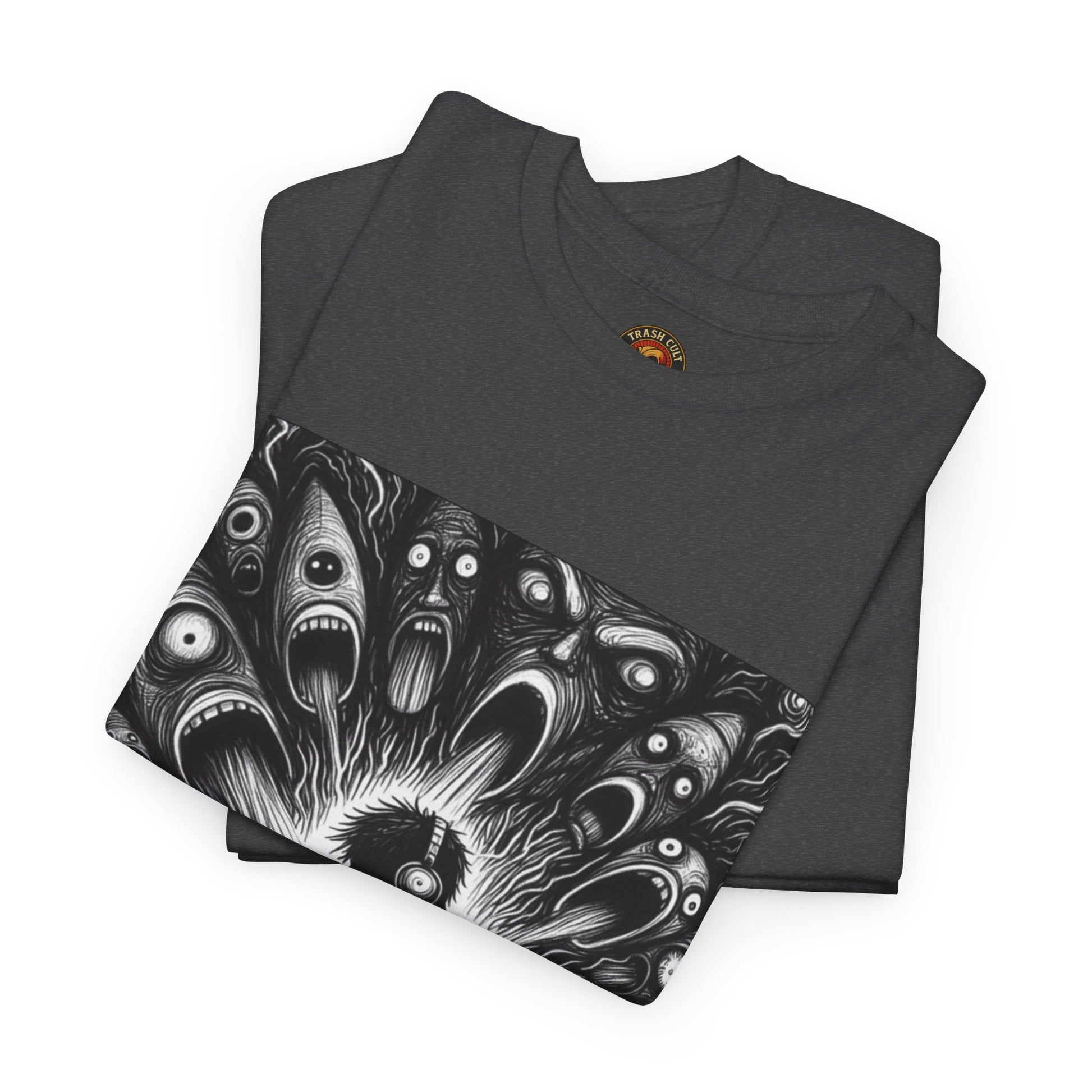 Xian Allen x Trash Cult Shirt – “Turn It Up Louder” | Screaming Chaos Headphones Tee