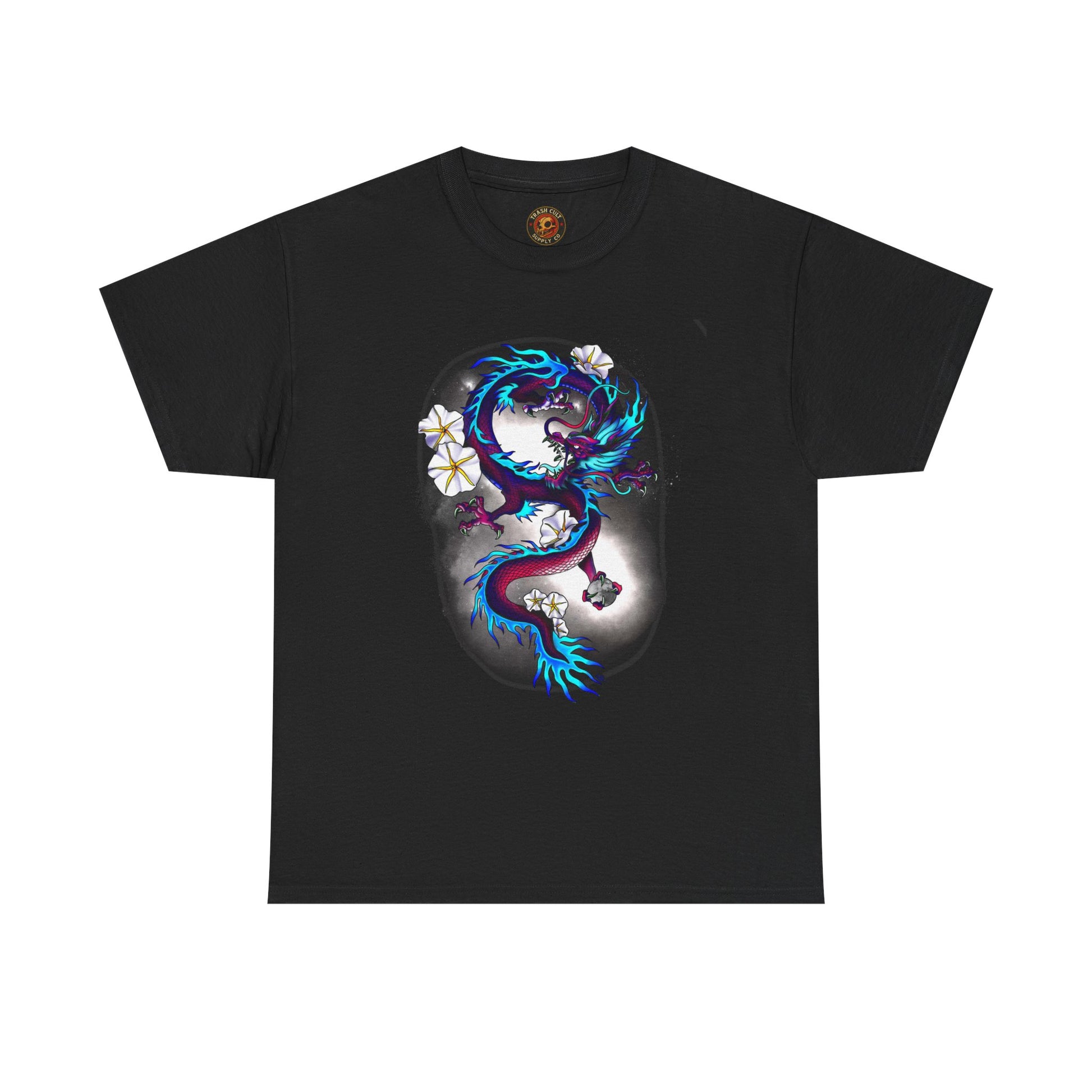 Electric Dragon Tattoo T-Shirt – Lara Davenport x Trash Cult Supply Co. Collab (Gildan 5000)