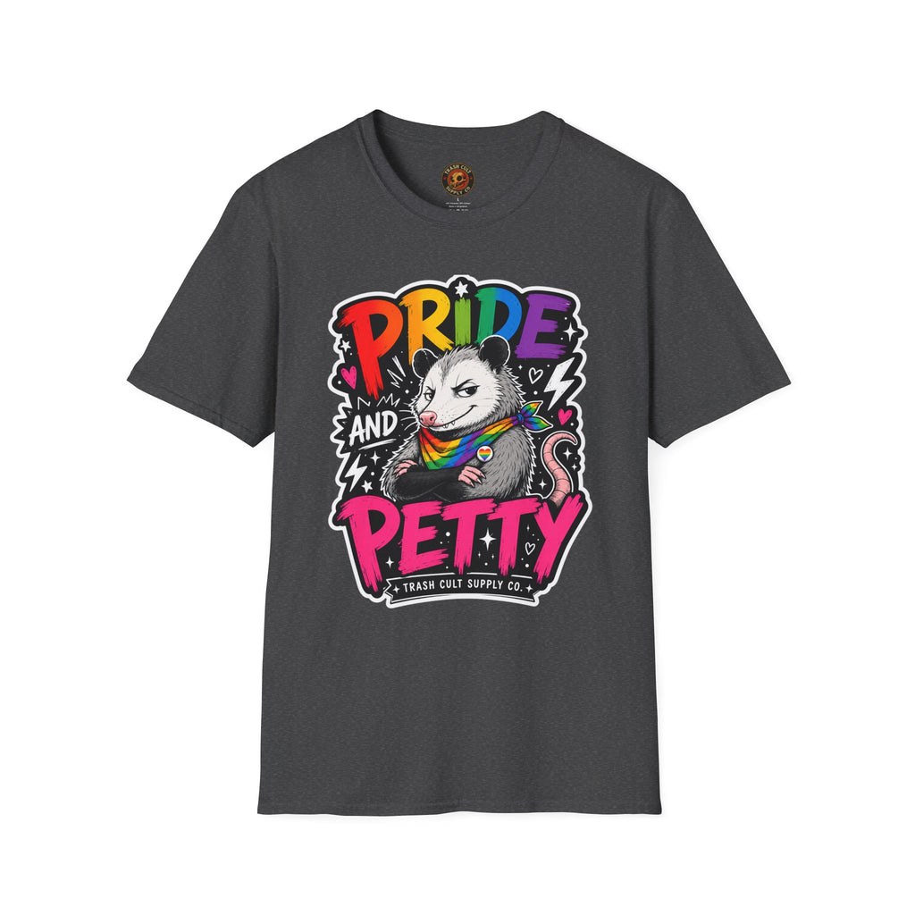 Pride and Petty T-Shirt — Rainbow Possum LGBTQ+ Graphic Tee