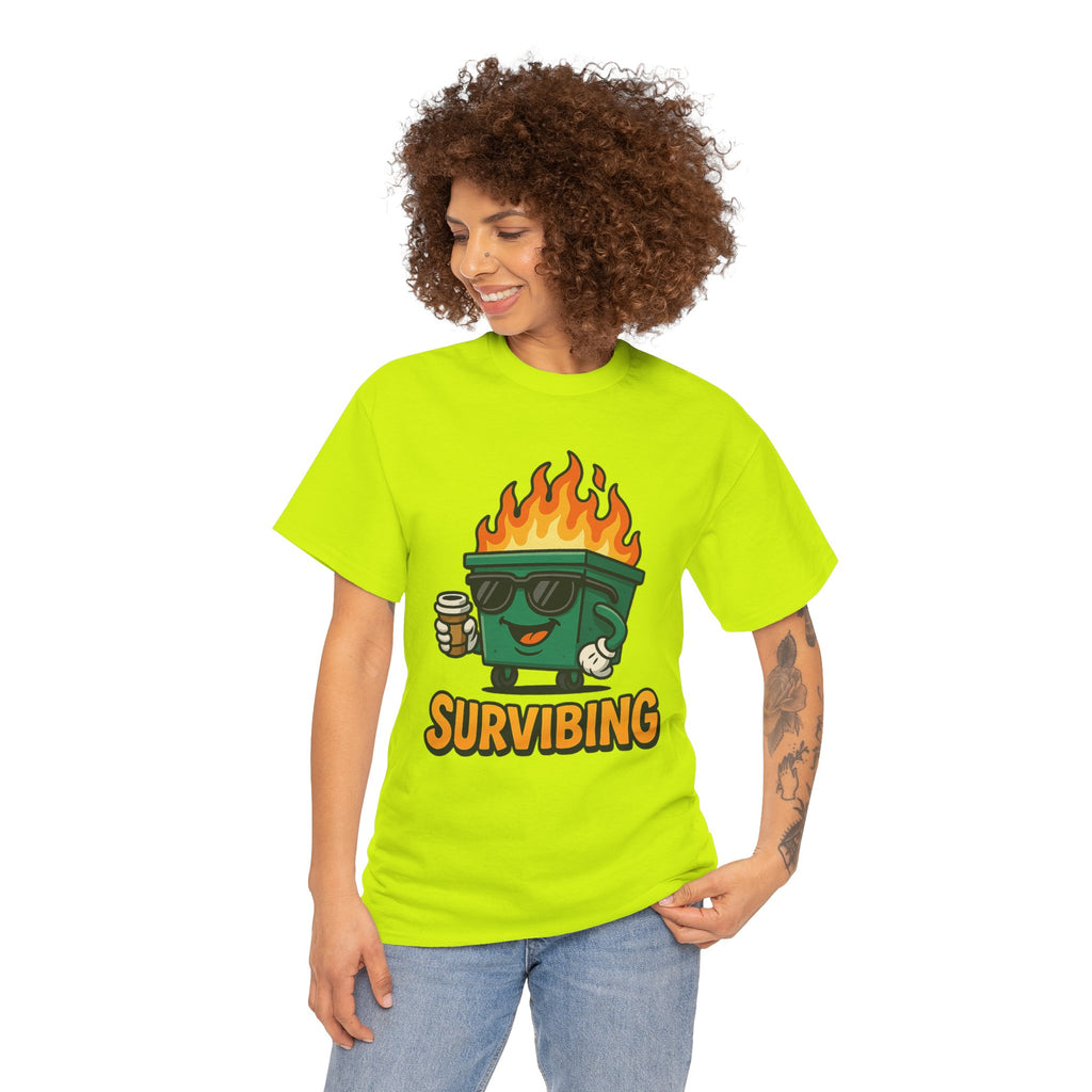 Survibing Shirt – High Visibility Safety Colors – Gildan 5000 Unisex Tee