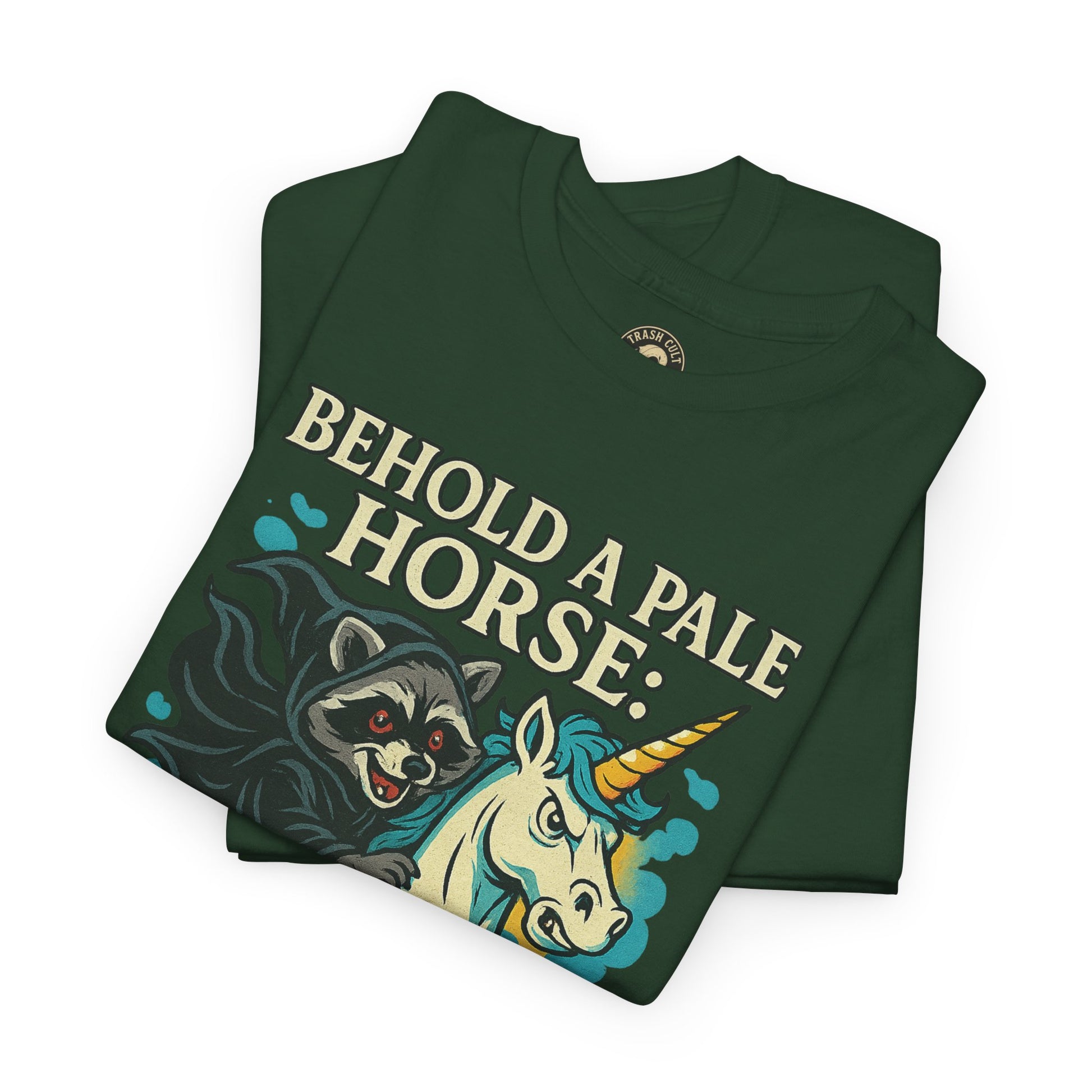 Behold a Pale Horse – Raccoon of Death Shirt | Gildan 5000 Unisex Tee