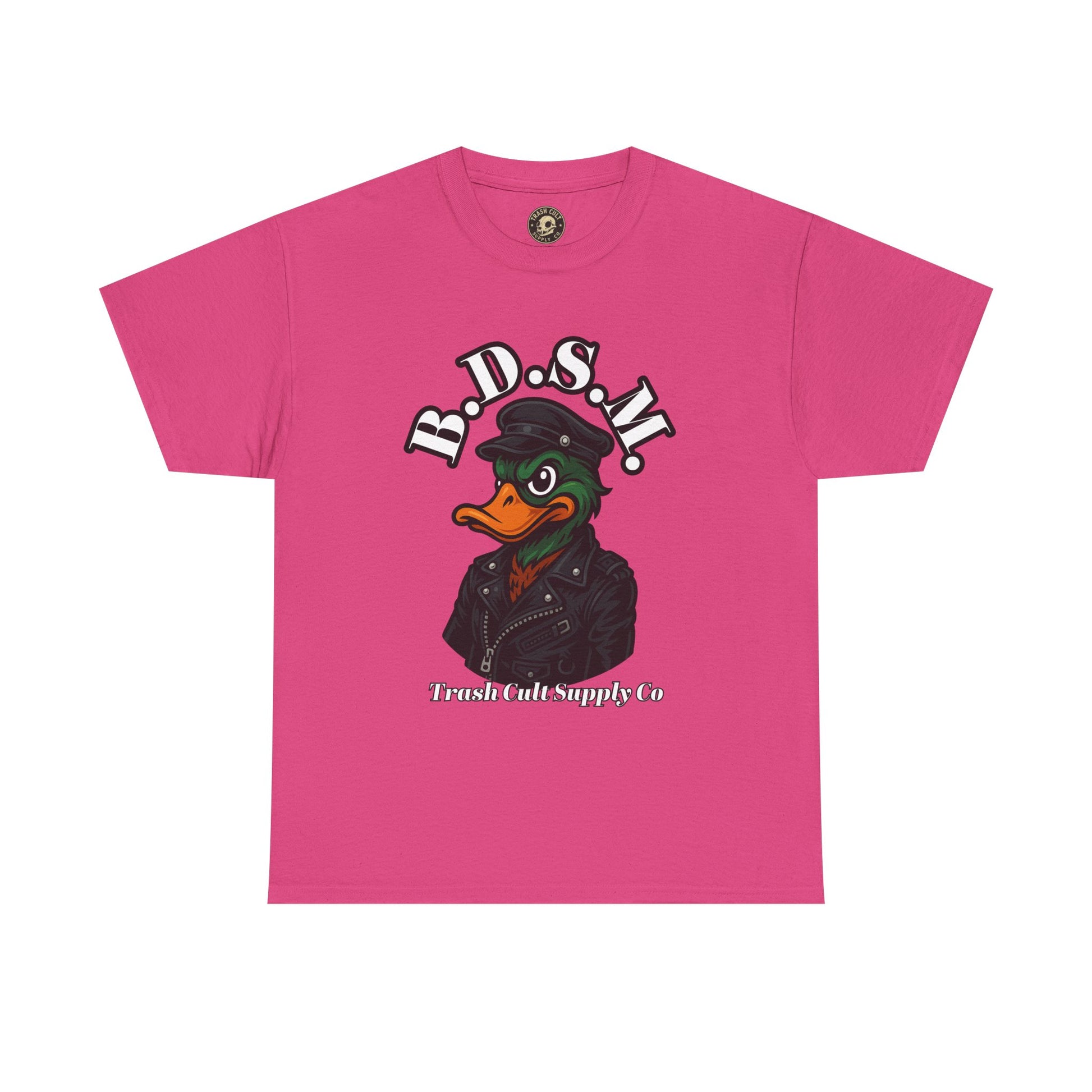 BDSM Mallard Duck Biker Shirt – Funny Biker Duck Tee on Gildan 5000