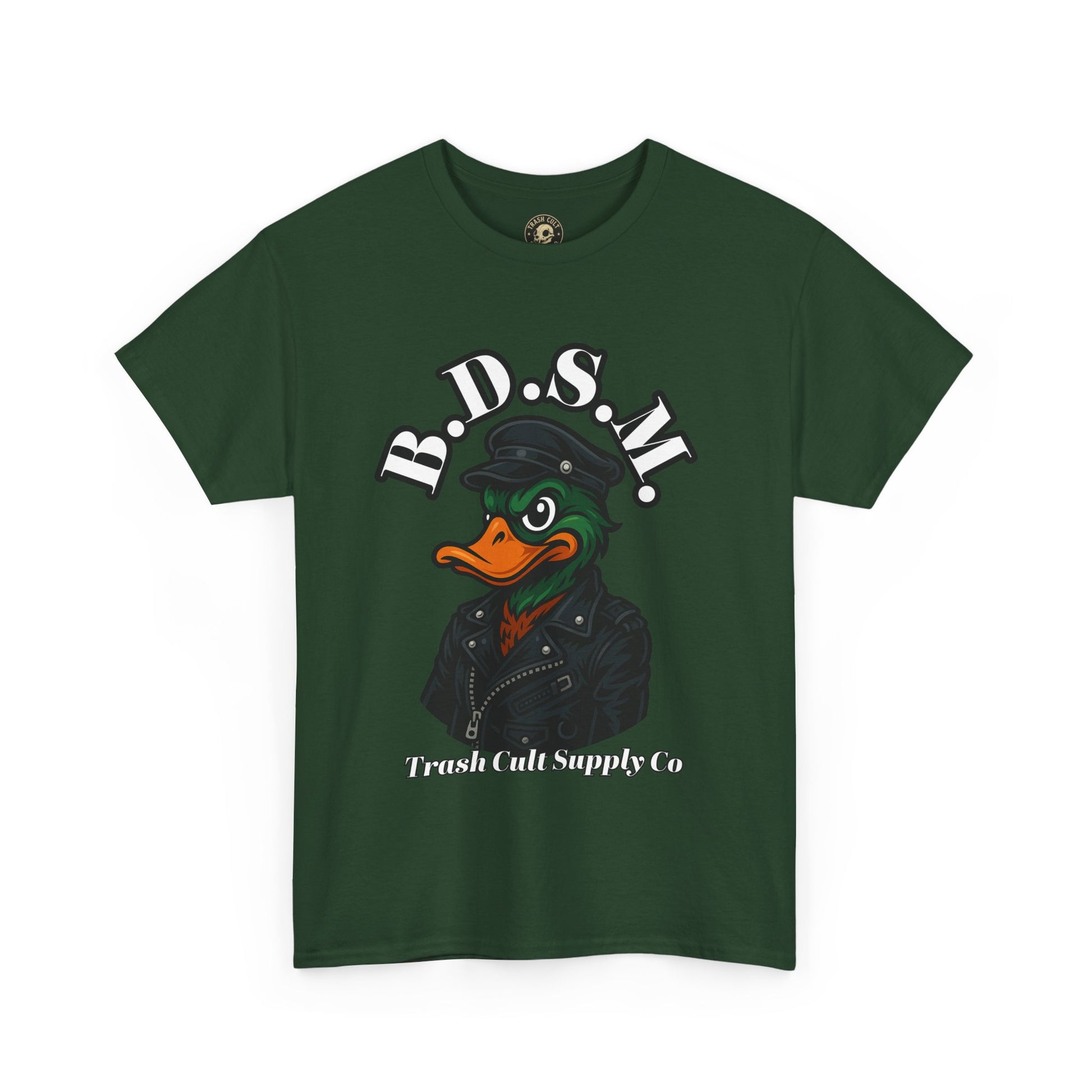 BDSM Mallard Duck Biker Shirt – Funny Biker Duck Tee on Gildan 5000