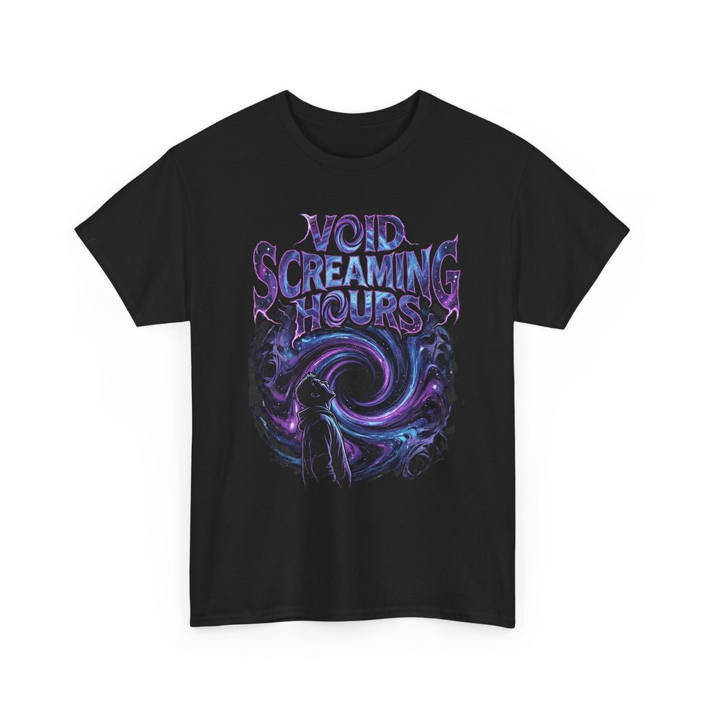 Void Screaming Hours Tee — Gothic Cosmic Horror T‑Shirt