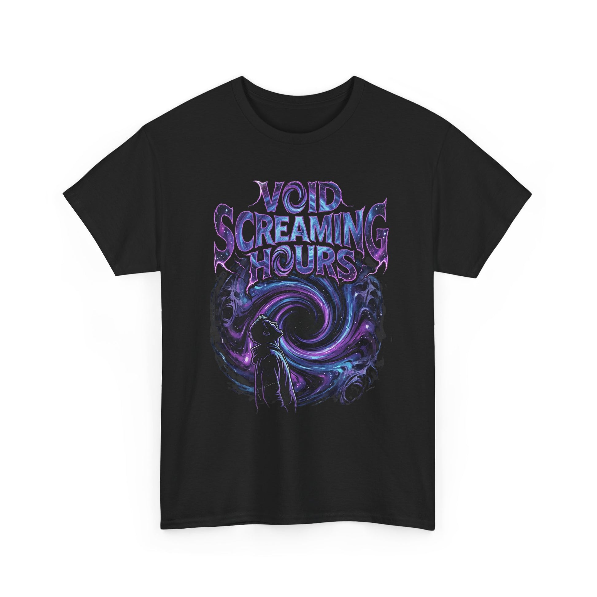 Void Screaming Hours Tee — Gothic Cosmic Horror T‑Shirt
