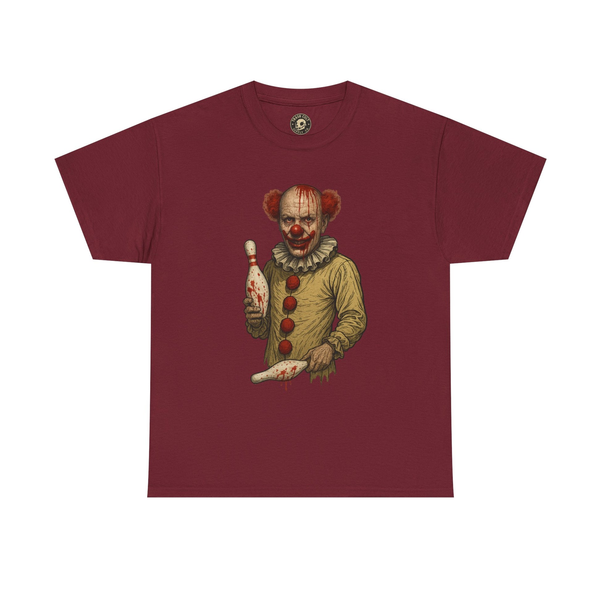 Spooky Clown Unisex Tee | Horror Fan Shirt, Halloween Costume, Graphic Tee, Horror Movie Merchandise, Unique Gift