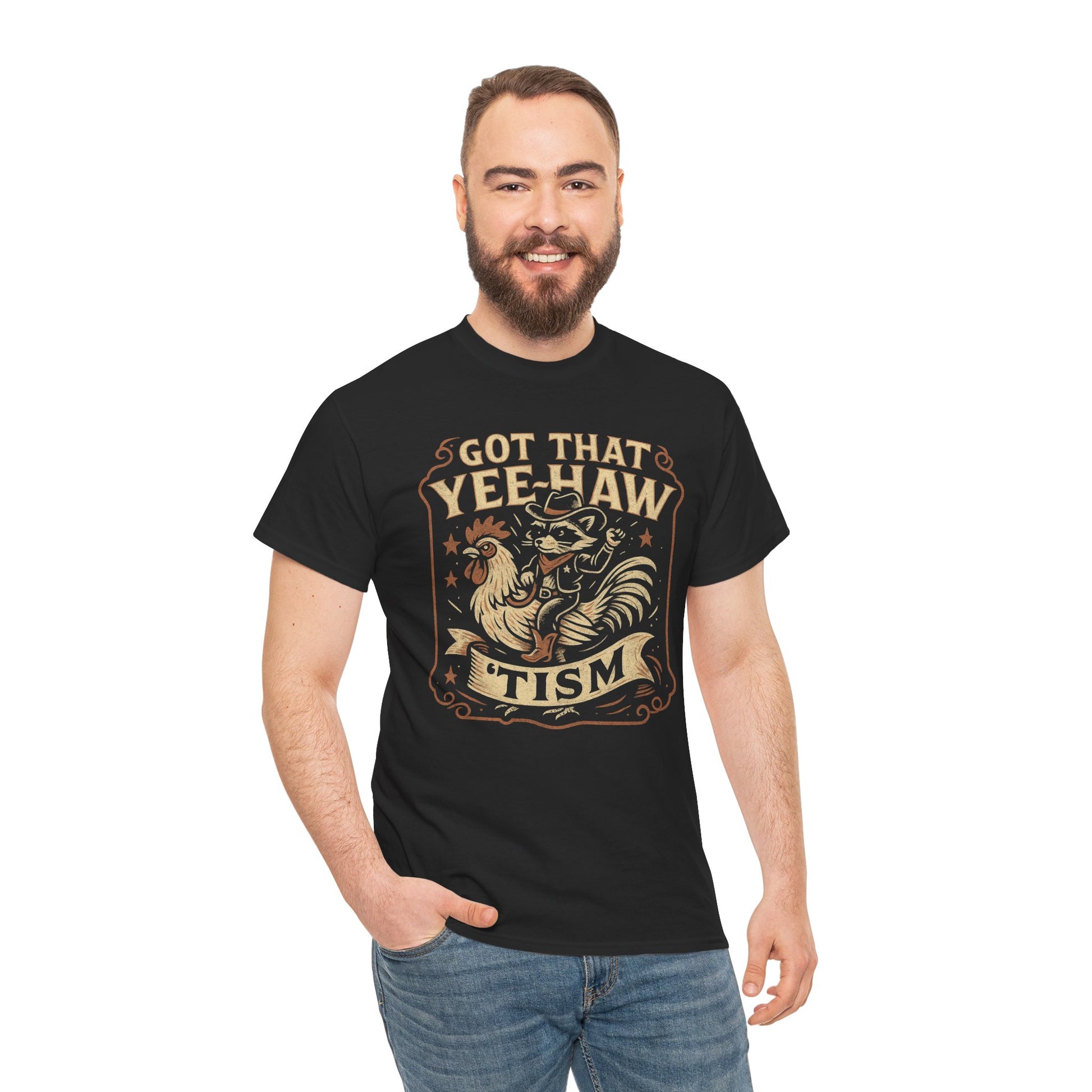Got That Yee-Haw ’Tism™ Graphic Tee | Gildan 5000 Unisex Heavy Cotton
