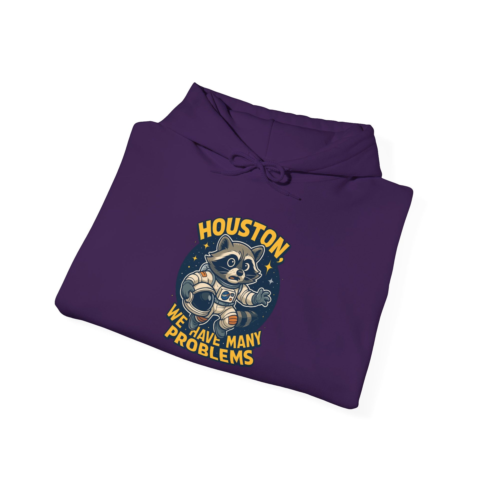 Houston Problems Hoodie, Unisex Sweatshirt, Space Lover Gift, Cozy Hoodie for Stargazing, Funny Sweatshirt for Astronaut Fans