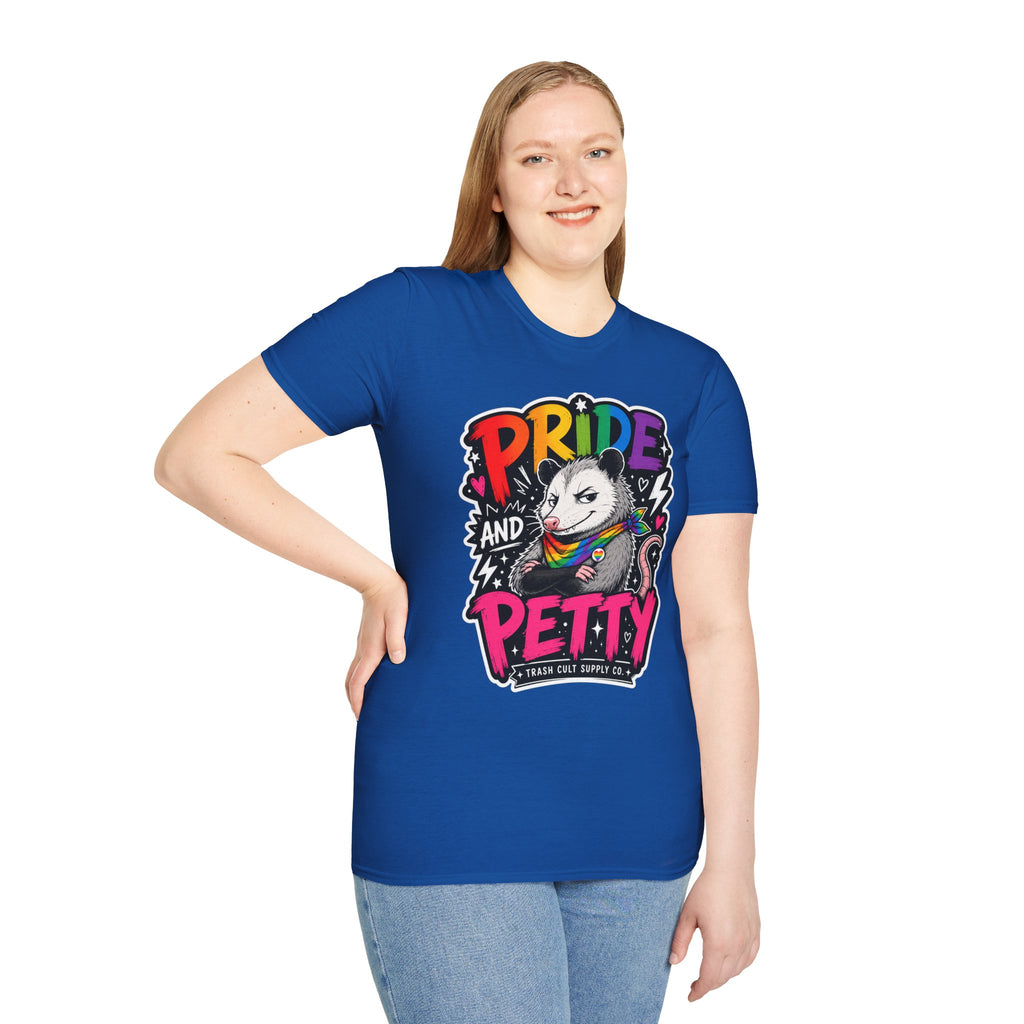 Pride and Petty T-Shirt — Rainbow Possum LGBTQ+ Graphic Tee