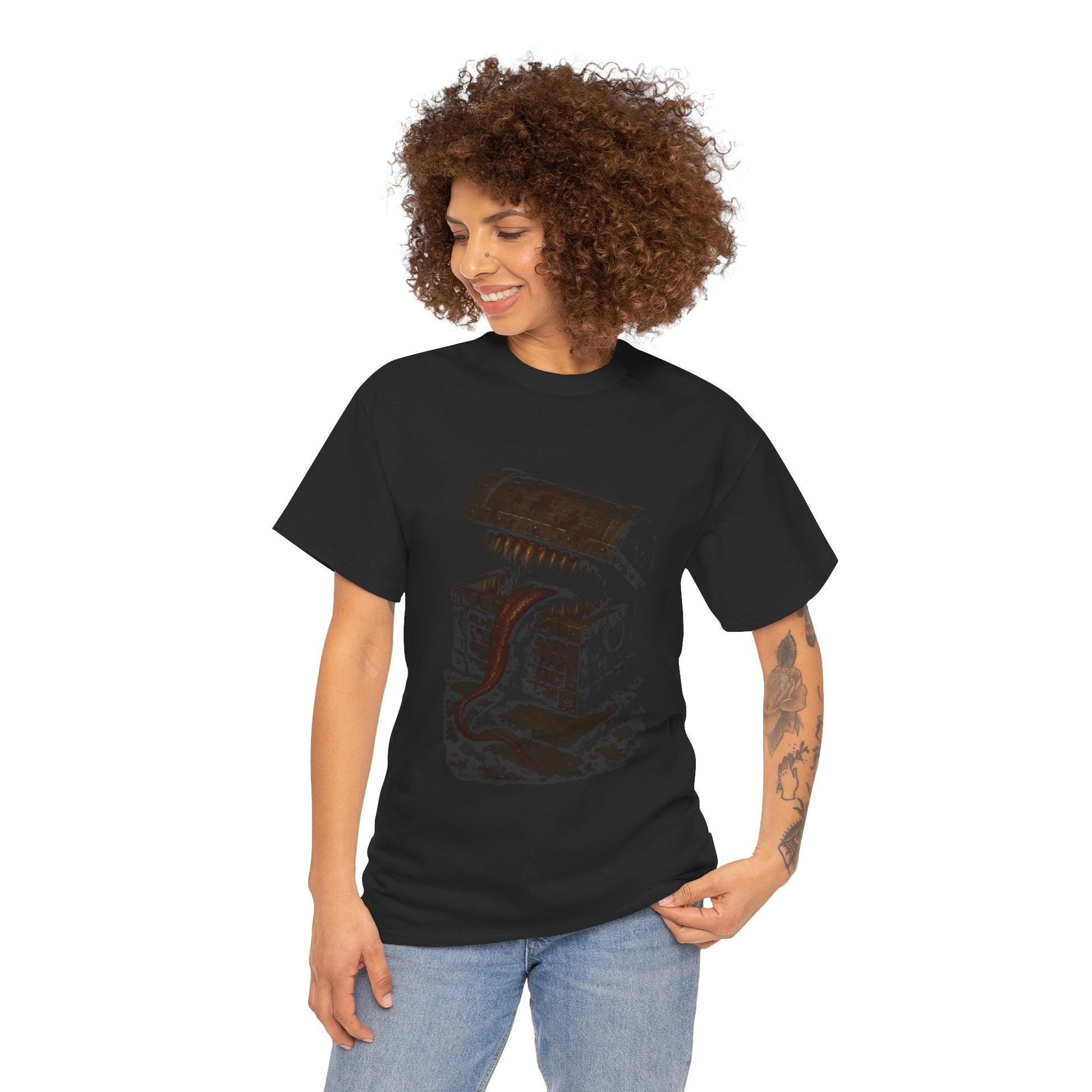 Maw of False Riches – Mimic Treasure Chest T-Shirt