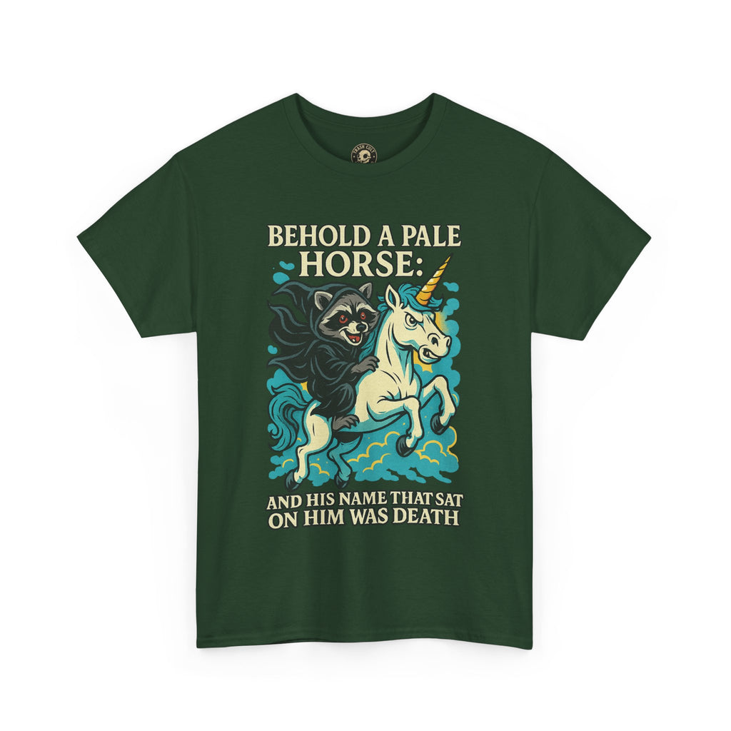 Behold a Pale Horse – Raccoon of Death Shirt | Gildan 5000 Unisex Tee